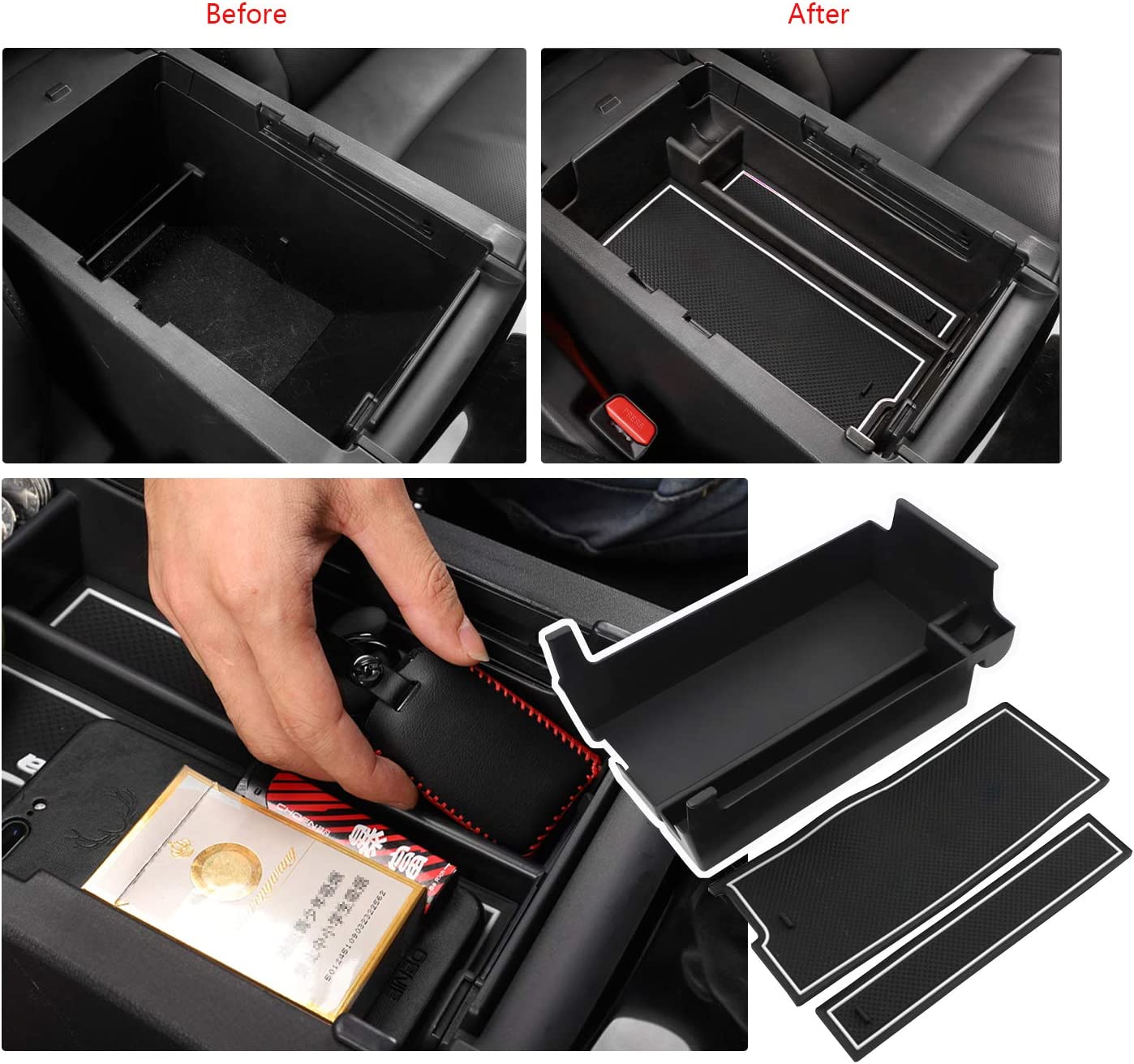 Mazda 3 Center Armrest Storage Tray 2019+ - LFOTPP Car Accessories