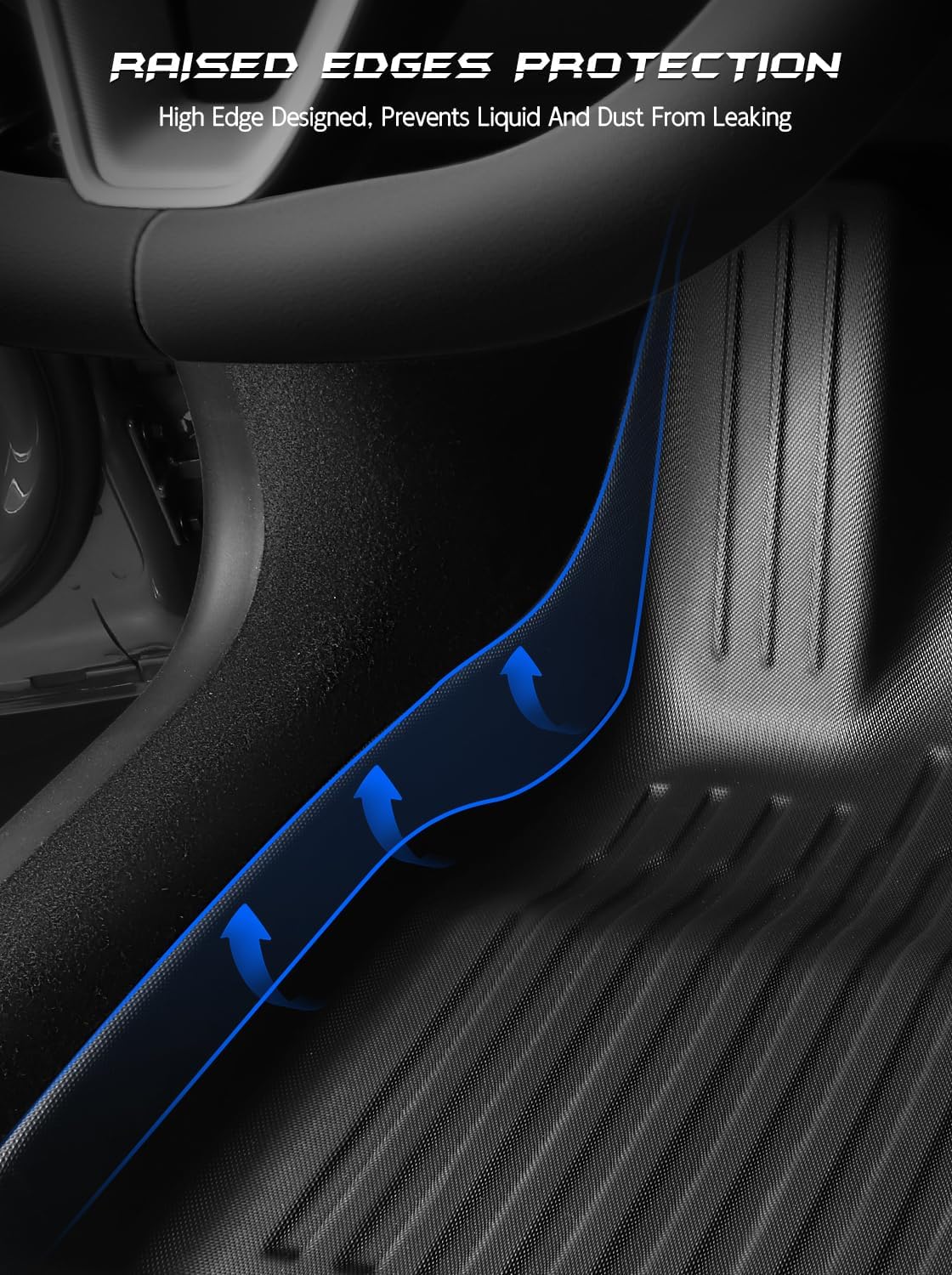 For Tesla Model 3 Original 3D Scanning TPE All-Weather Mats 2024+