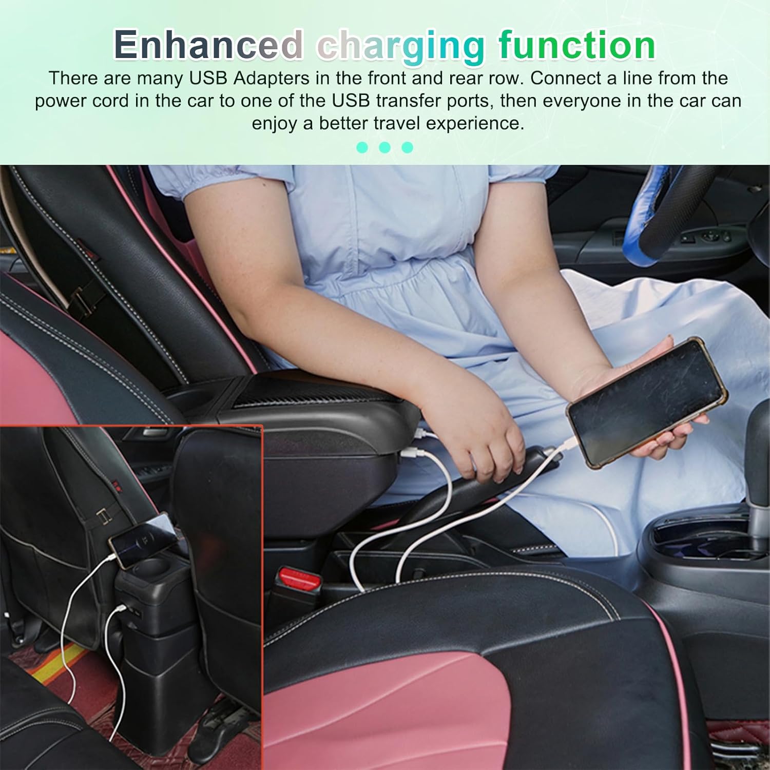 For VW UP/ Seat MII/ Skoda Citigo Centre Console Armrest Box 2013-2022