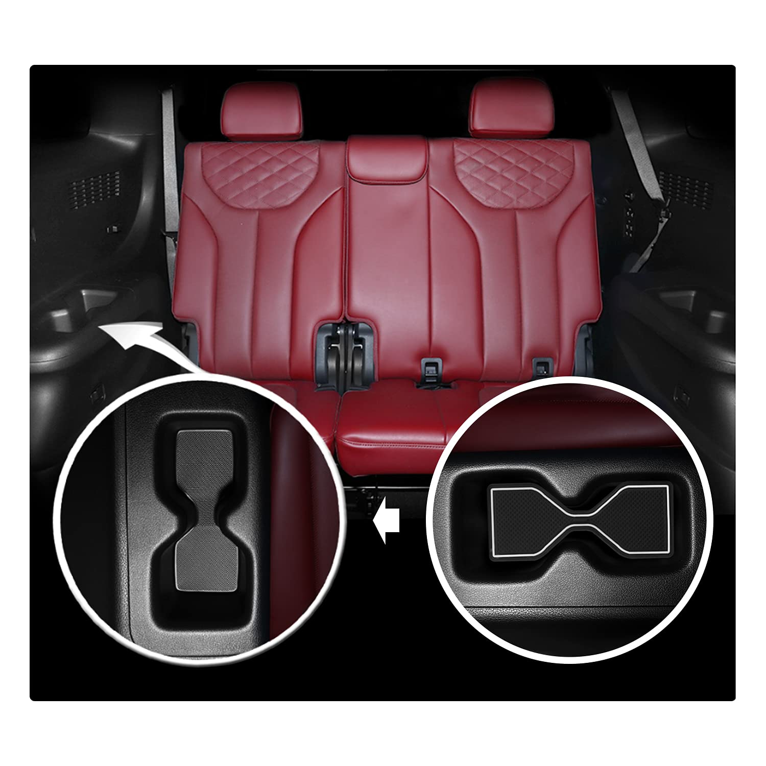 Hyundai Palisade Door Slot Mats 2020+ - LFOTPP Car Accessories