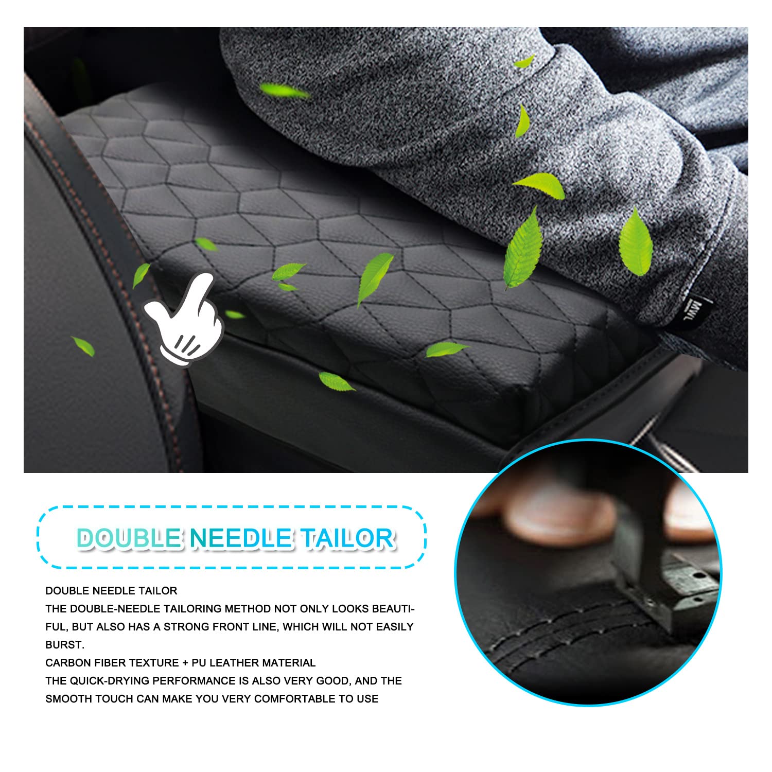 Hyundai Santa Fe Armrest Cover 2019-2020 - LFOTPP Car Accessories