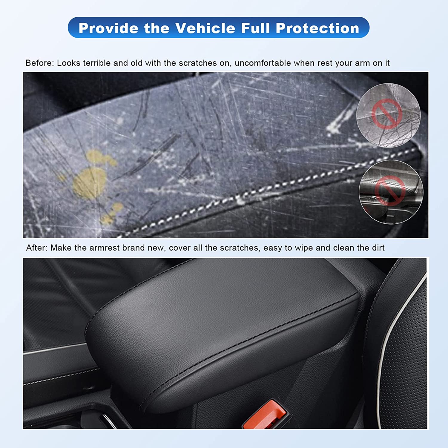 VW Tiguan MK2 Armrest Box Cover 2016+ - LFOTPP Car Accessories