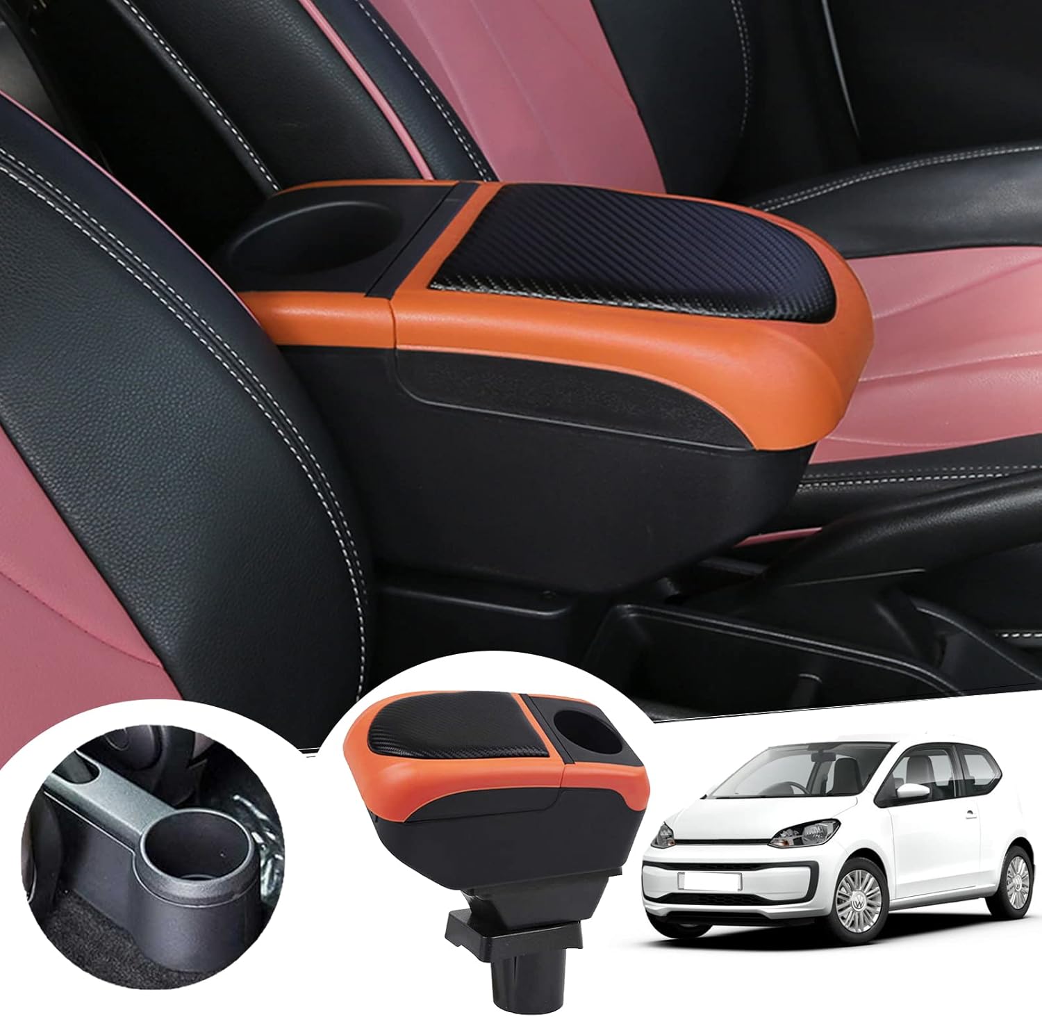 For VW UP/ Seat MII/ Skoda Citigo Centre Console Armrest Box 2013-2022