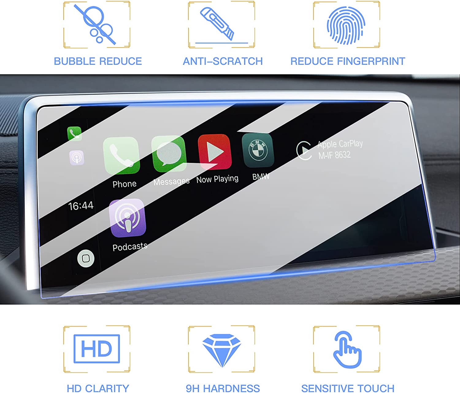 BMW X1 F48 X2 F39 8.8" Screen Protector 2016-2020 - LFOTPP Car Accessories