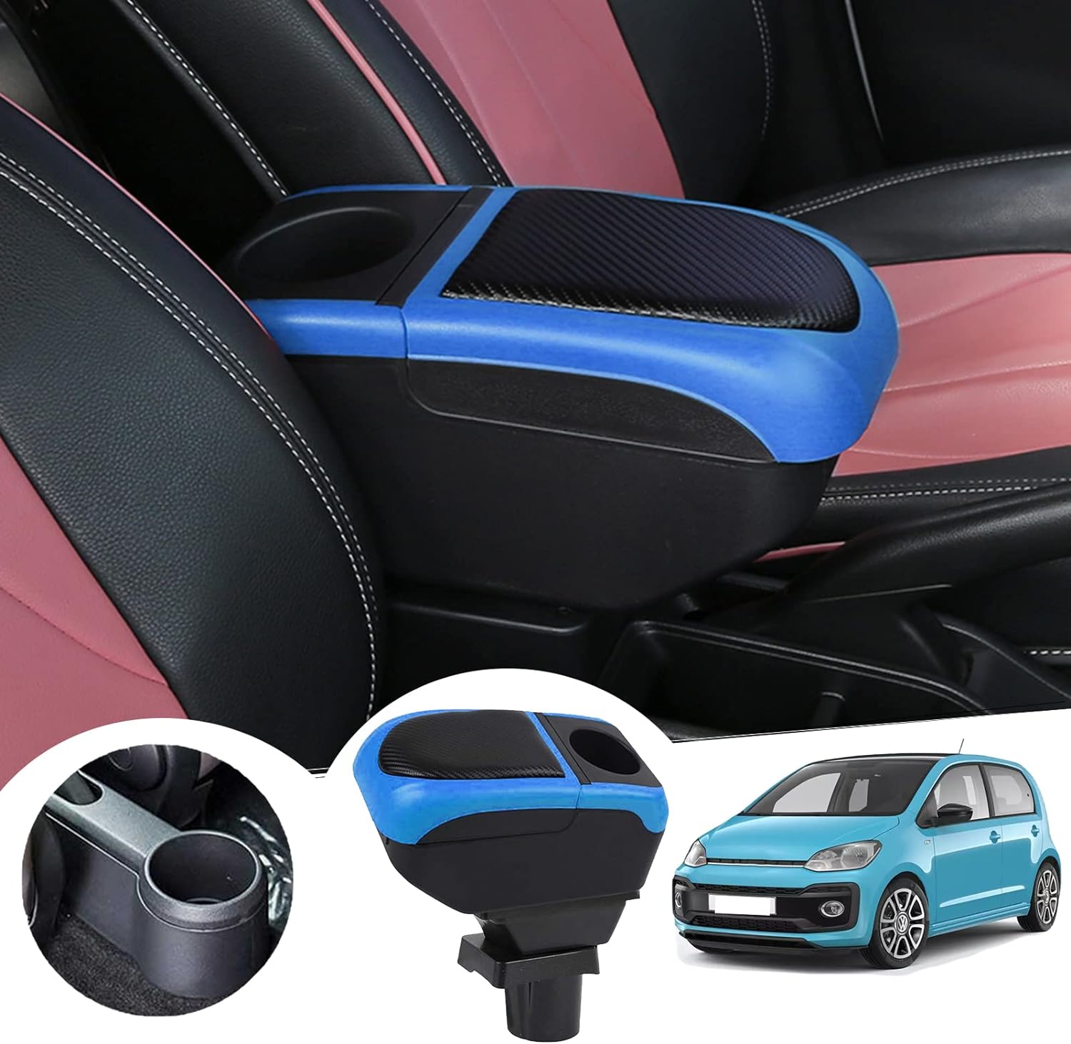 For VW UP/ Seat MII/ Skoda Citigo Centre Console Armrest Box 2013-2022