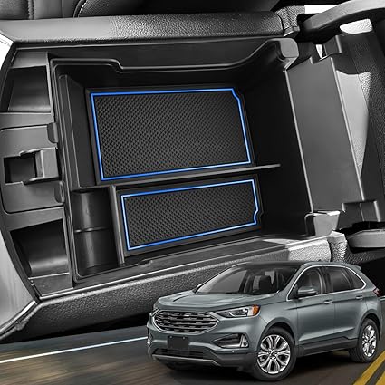 For Ford Edge SE/SEL/ST-Line/Titanium/ST Center Console Armrest Organizer Tray 2021 2022 2023 2024