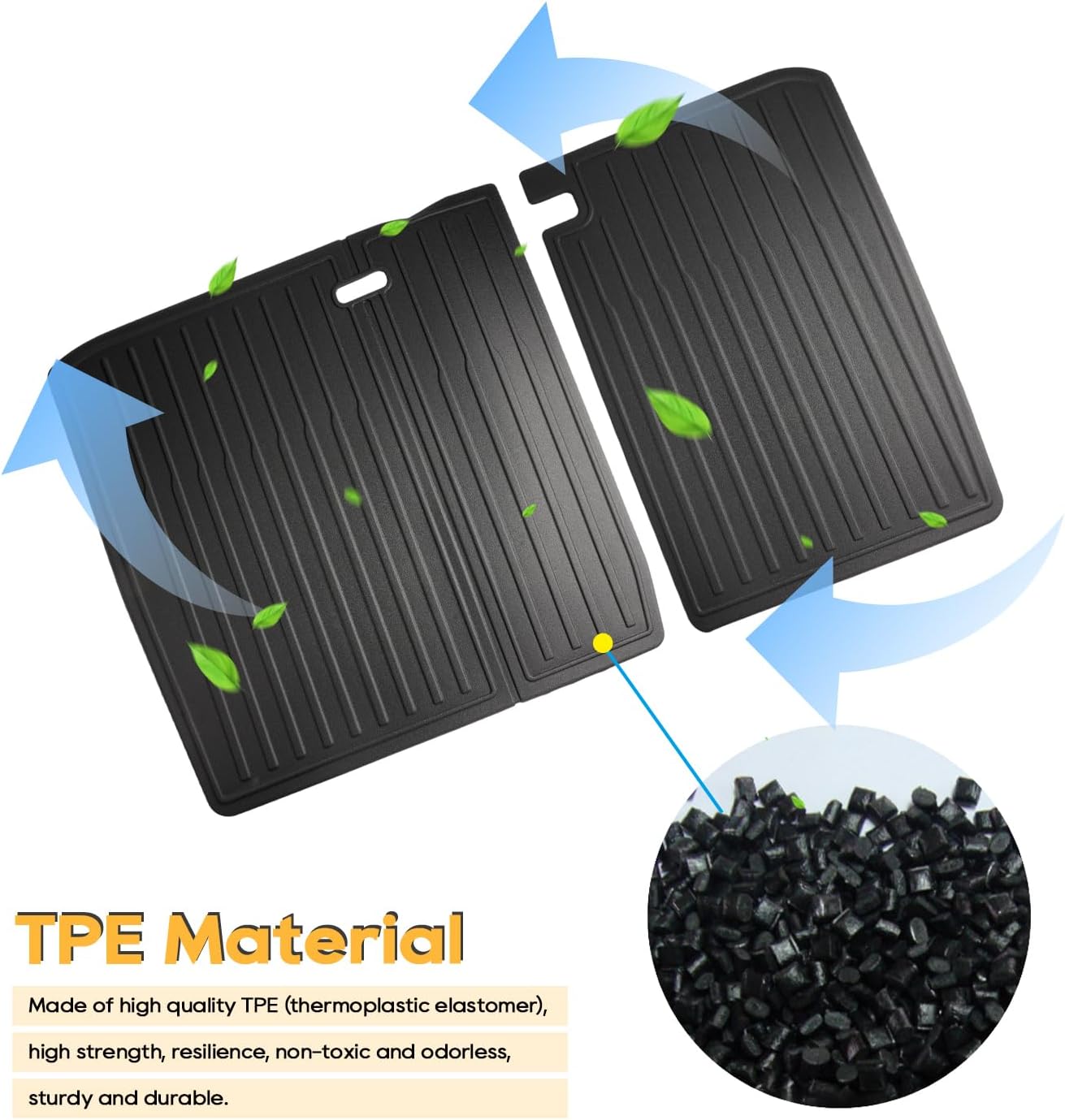 For Tesla Model 3 Original 3D Scanning TPE All-Weather Mats 2024+