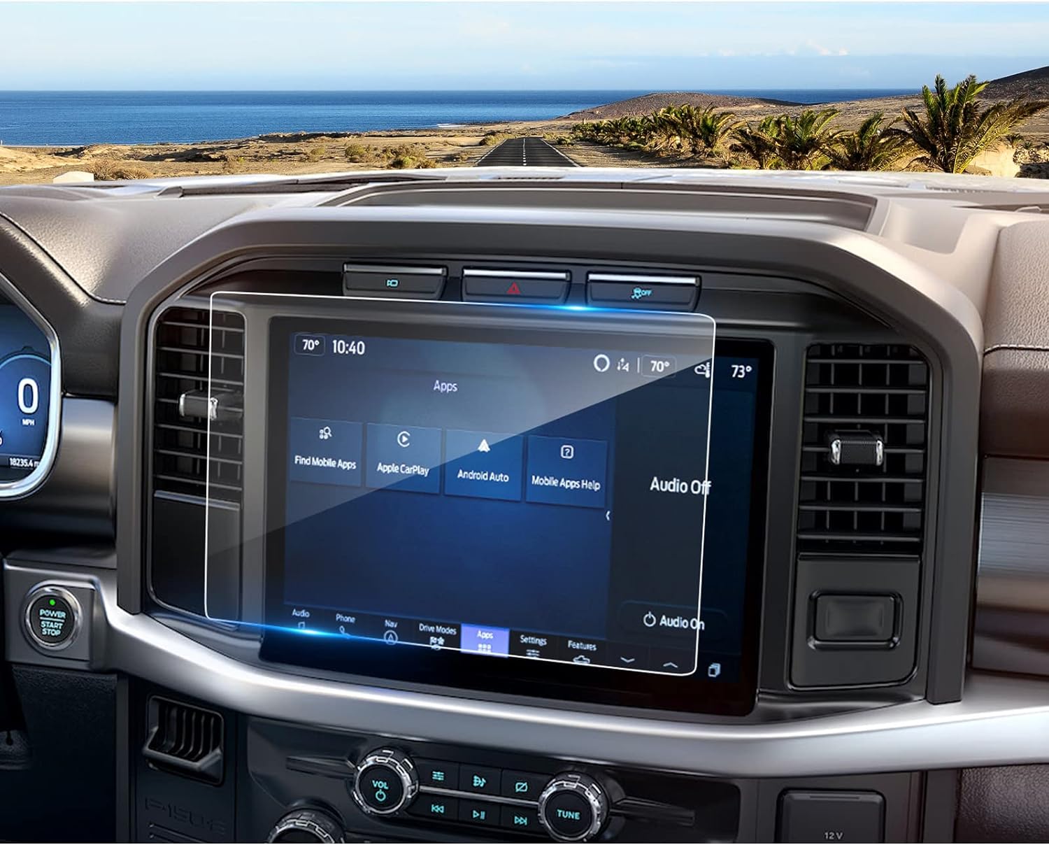 For Ford F 150/ F 150 Lightning SYNC4 Screen Protector 2021+