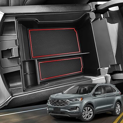 For Ford Edge SE/SEL/ST-Line/Titanium/ST Center Console Armrest Organizer Tray 2021 2022 2023 2024