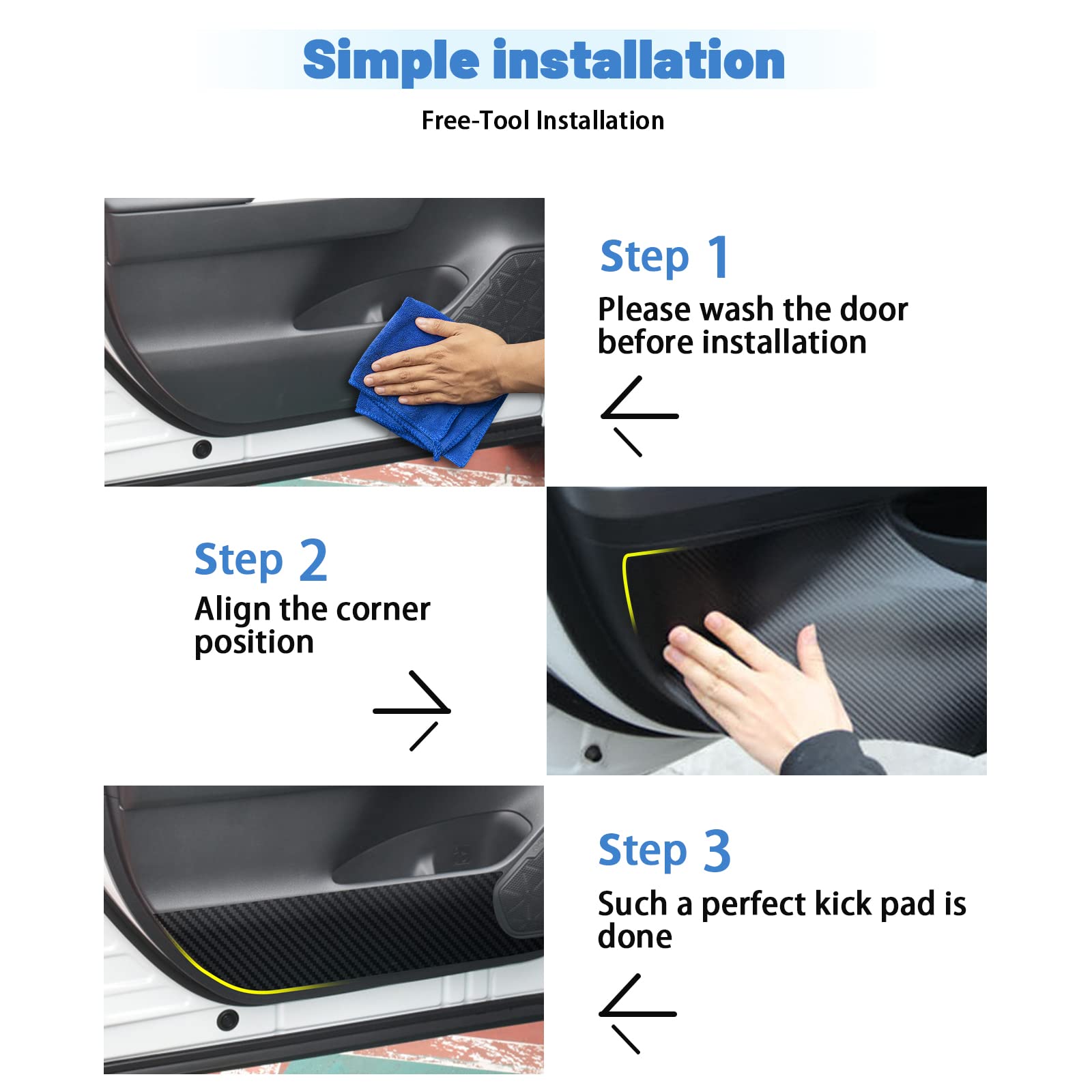 For Toyota RAV4 Car Anti-kick Pad 2022+