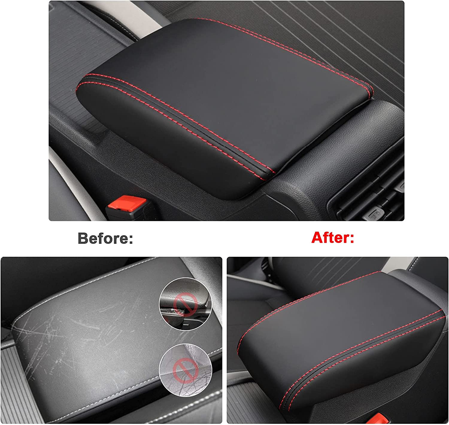 VW Golf 7 7.5 MK7 Golf 8 MK8 Golf GTI Golf R Armrest Cover - LFOTPP Car Accessories