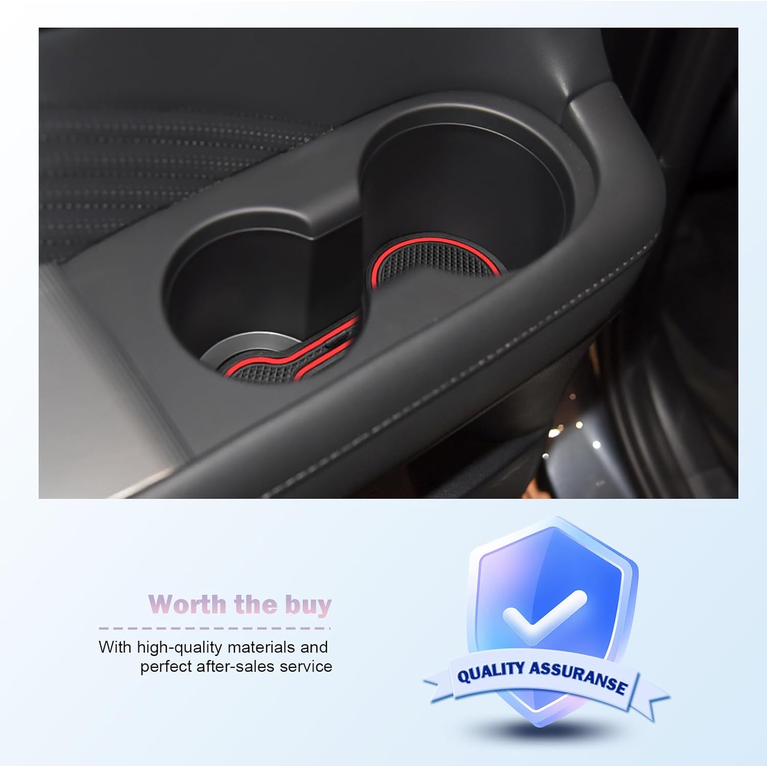 For Hyundai Palisade SE/SEL/XRT/Limited/Calligraphy Center Console Liners Mats 2023 2024 2025