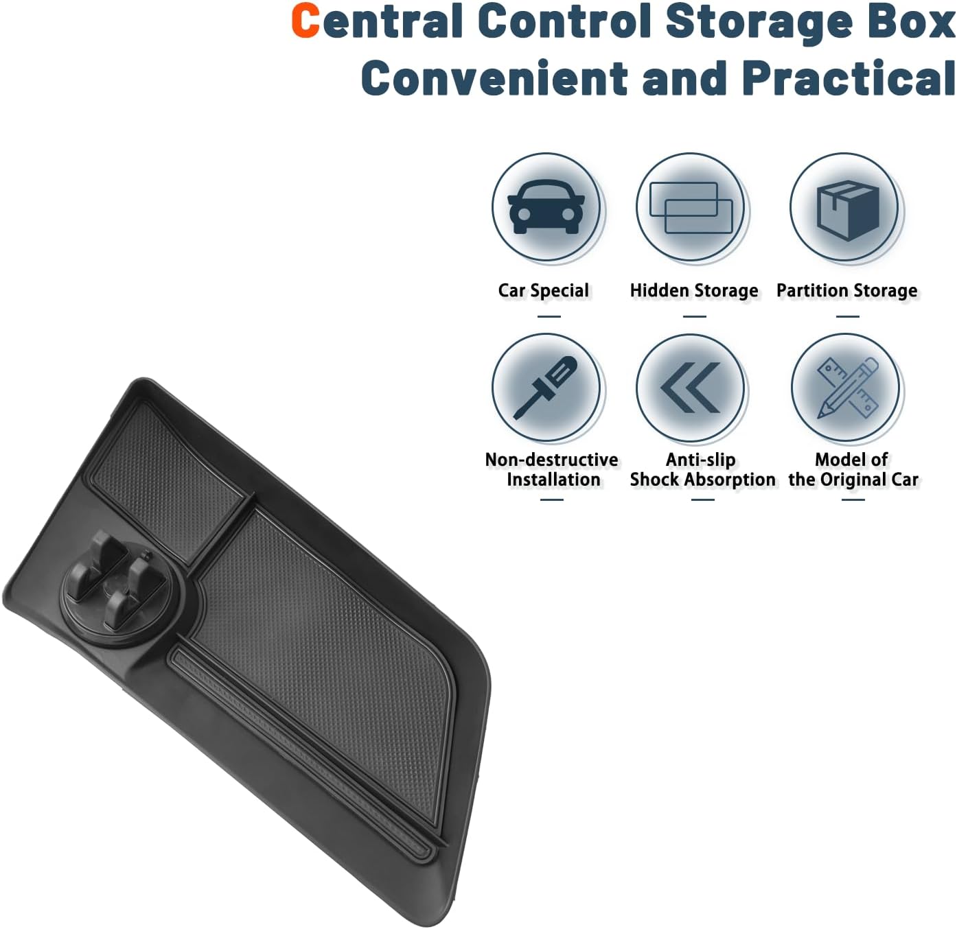 For VW Taos (S/SE/SEL) Behind Screen Organizer 2021+