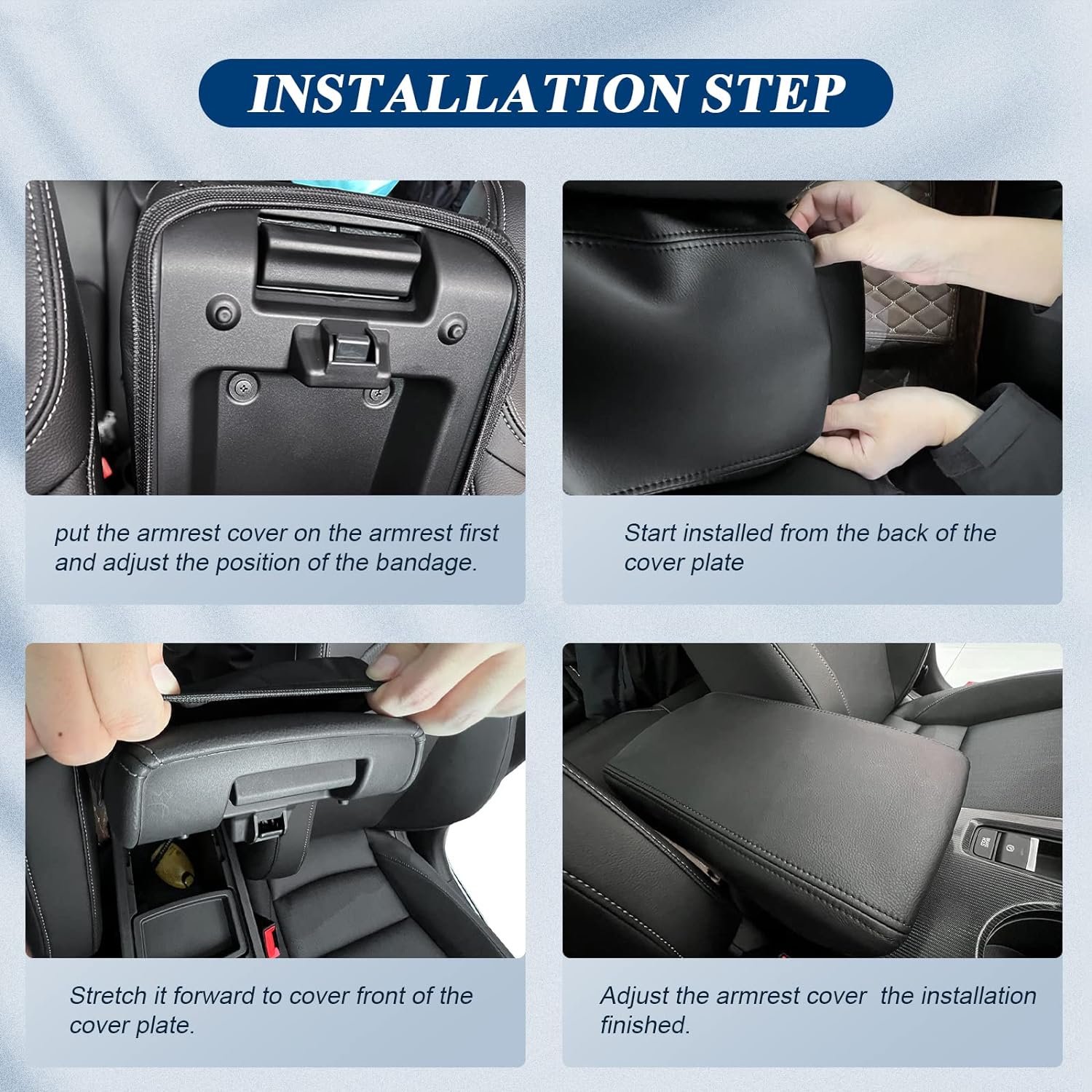 For Chevy Blazer Center Console Armrest Cover 2019-2025+