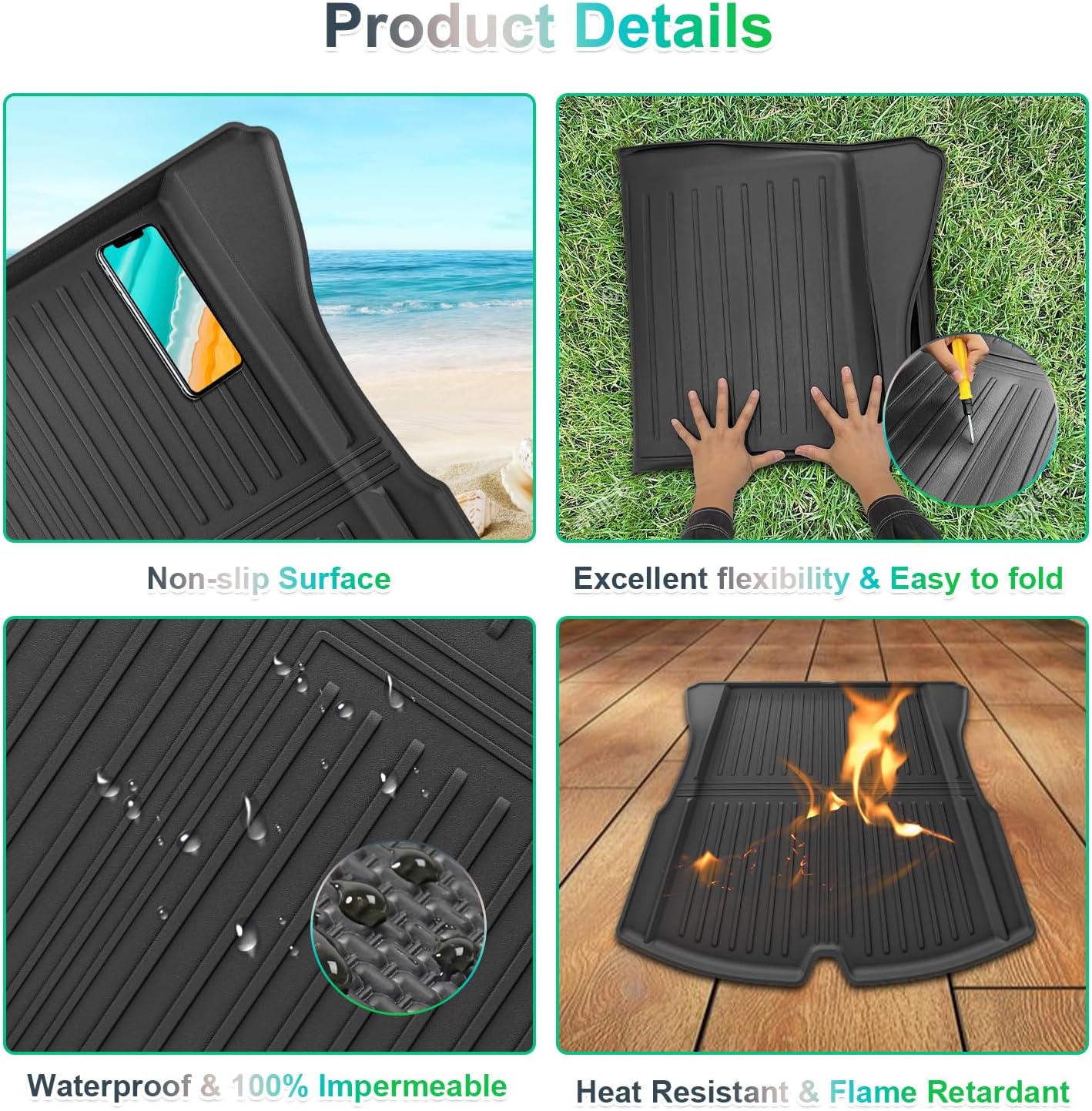 For Tesla Model 3 Original 3D Scanning TPE All-Weather Mats 2024+