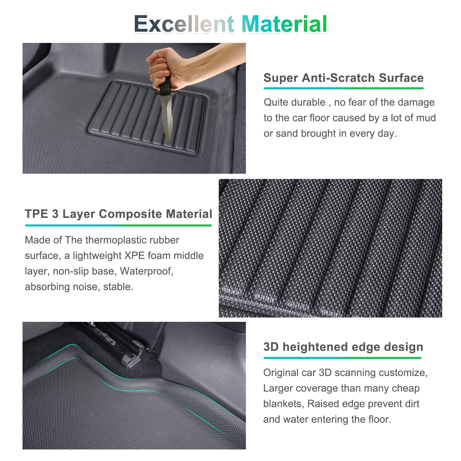 VW ID.4 Floor Mats 2021+ - LFOTPP Car Accessories