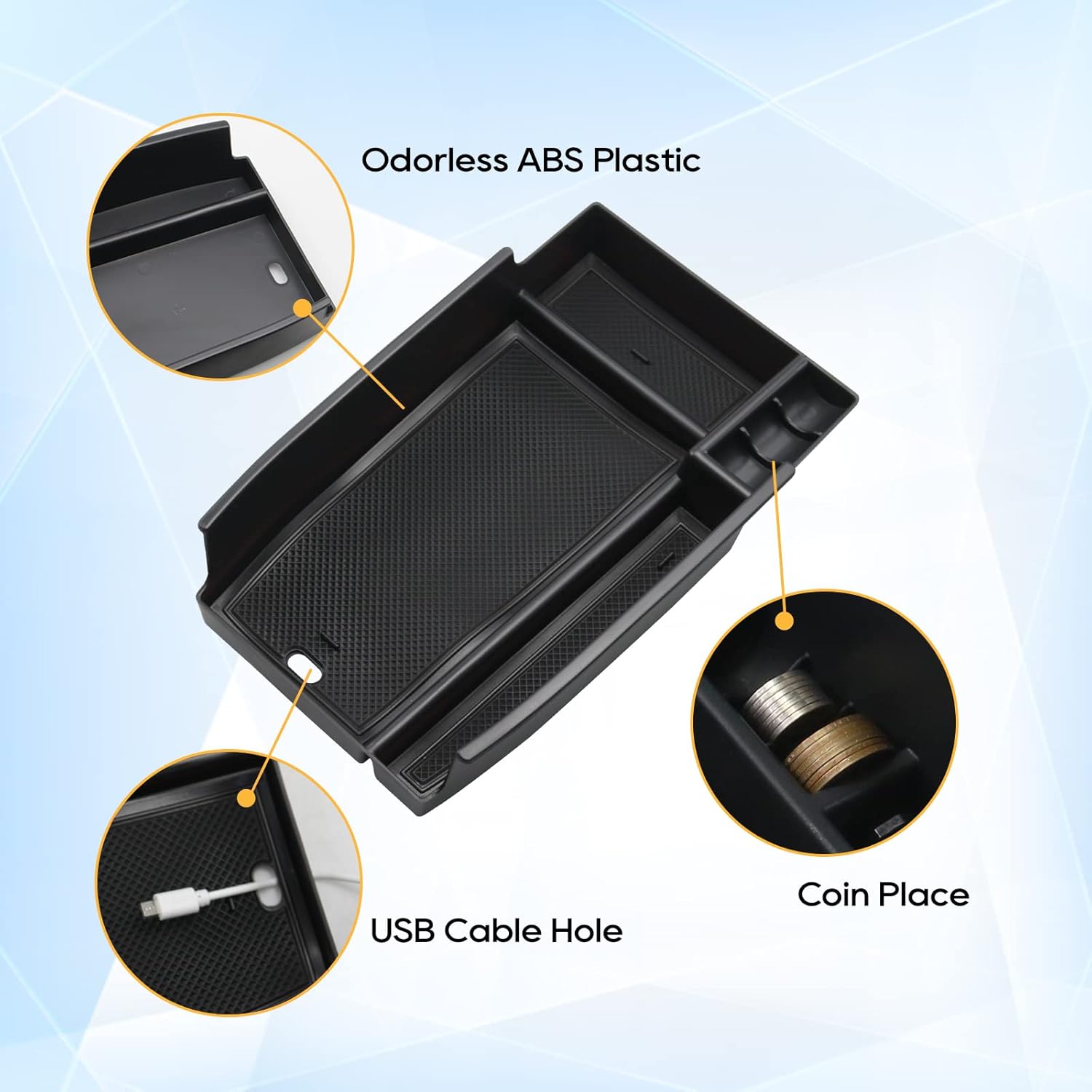 Ablagefach für die Mittelarmlehne des Ford Bronco Sport CX430 ab 2021