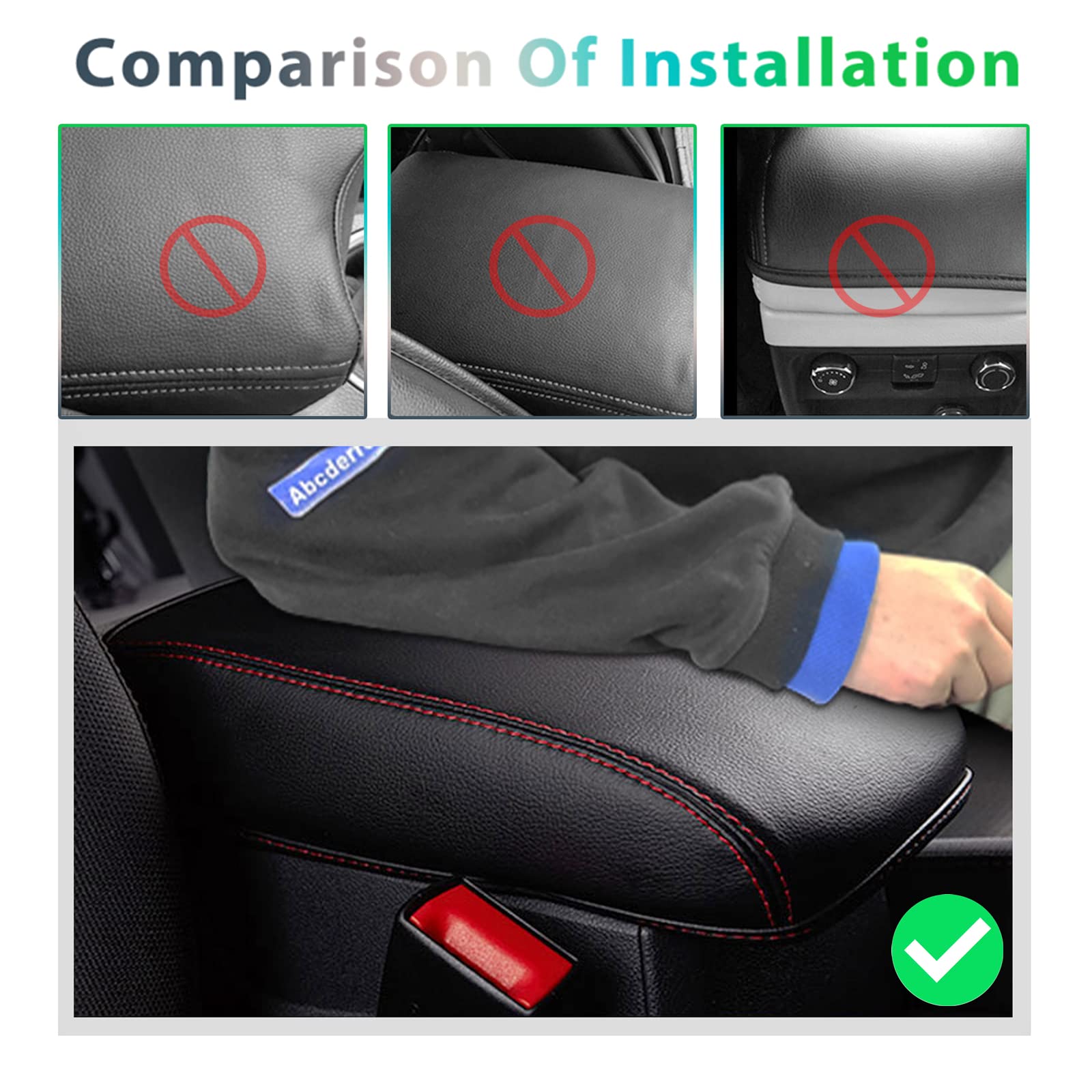 VW Golf 7 7.5 MK7 Golf 8 MK8 Golf GTI Golf R Armrest Cover - LFOTPP Car Accessories