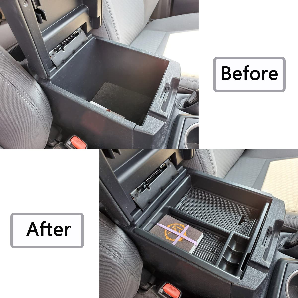 Toyota Tacoma Car Center Console Organizer Tray 2016+ - LFOTPP Car Accessories