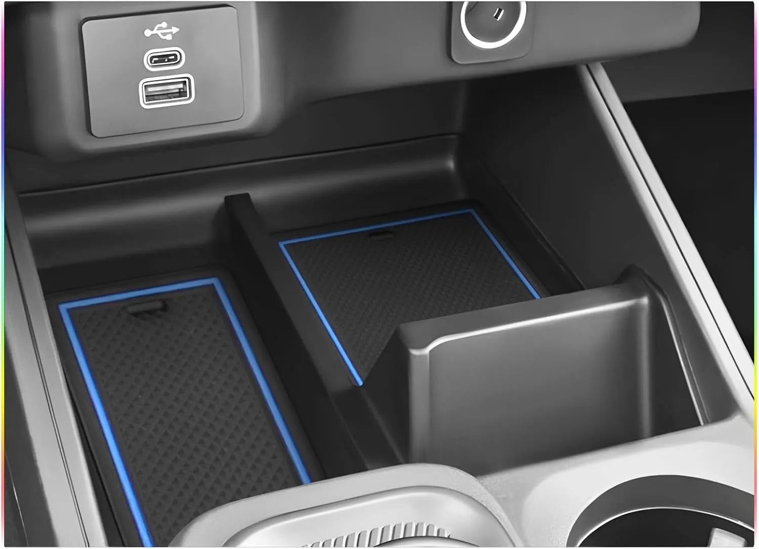 For Ford Maverick Door Slot Mats(15Pcs) 2022 2023 2024 2025 2026