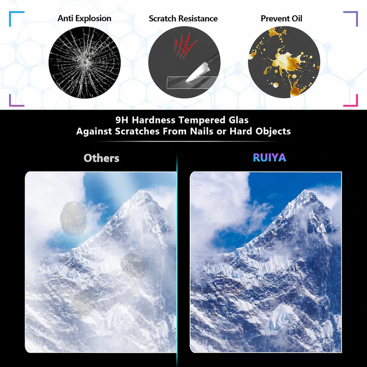 For Hyundai Palisade Navigation Tempered Glass Screen Protector 2020-2025