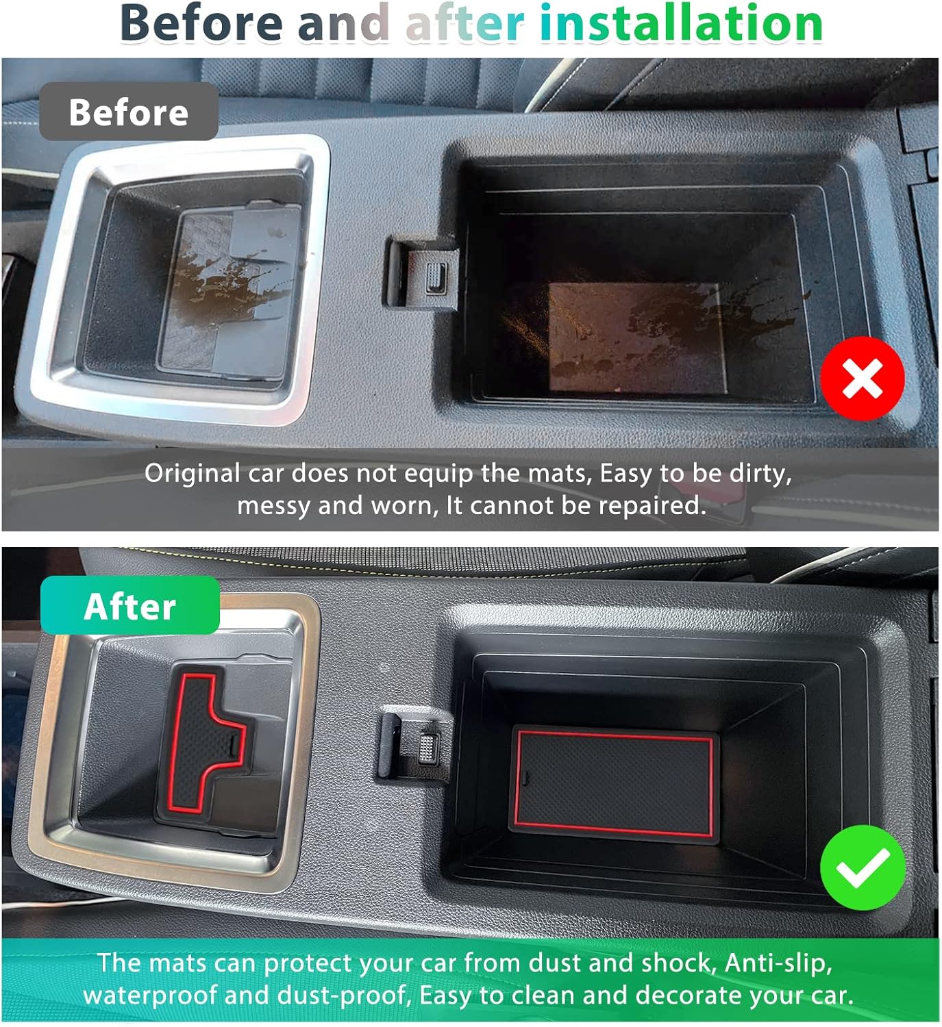 For Renault Megane E-Tech Non-Slip Door Slot Mats 2021+