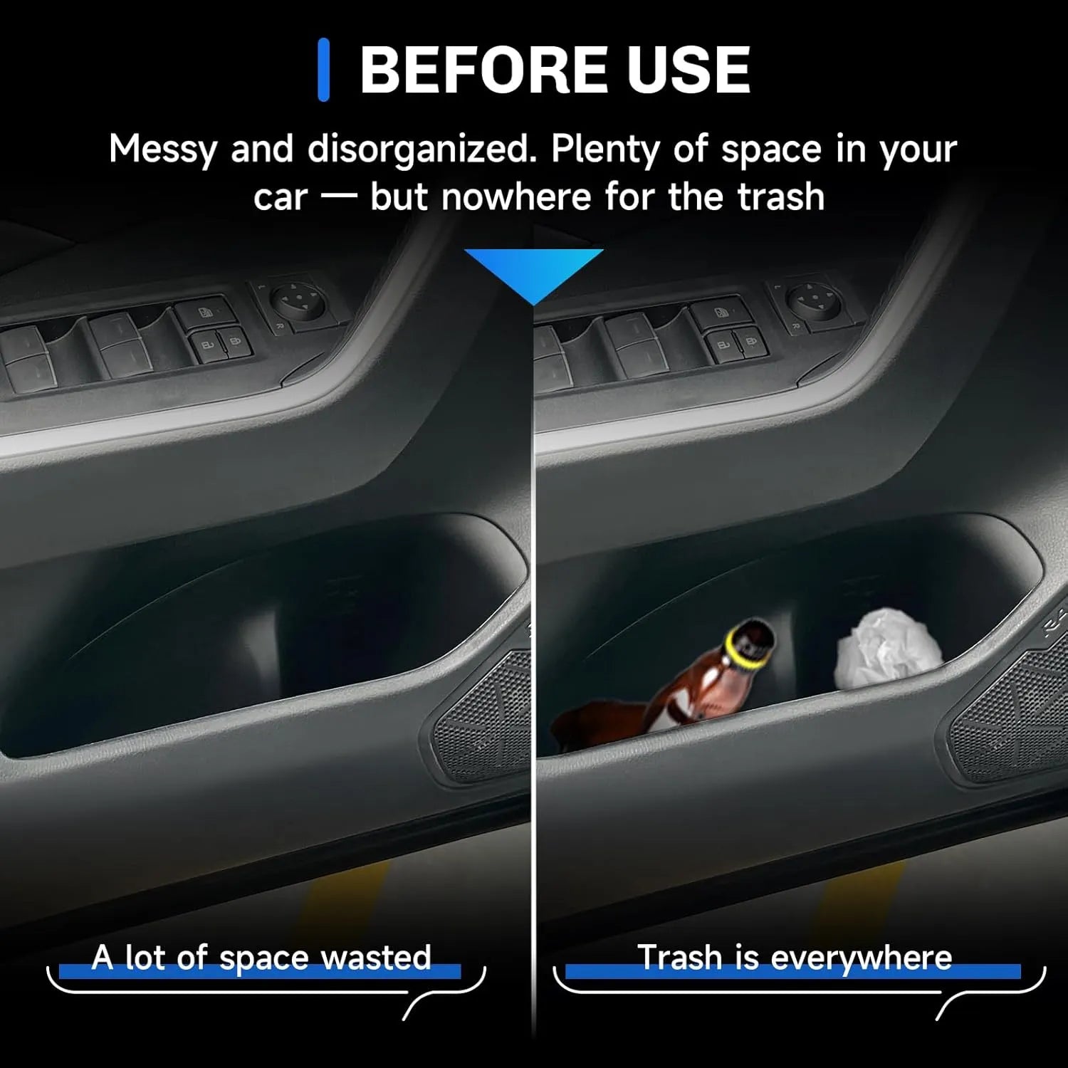 For Toyota Rav4 Door Trash Can 2019-2025