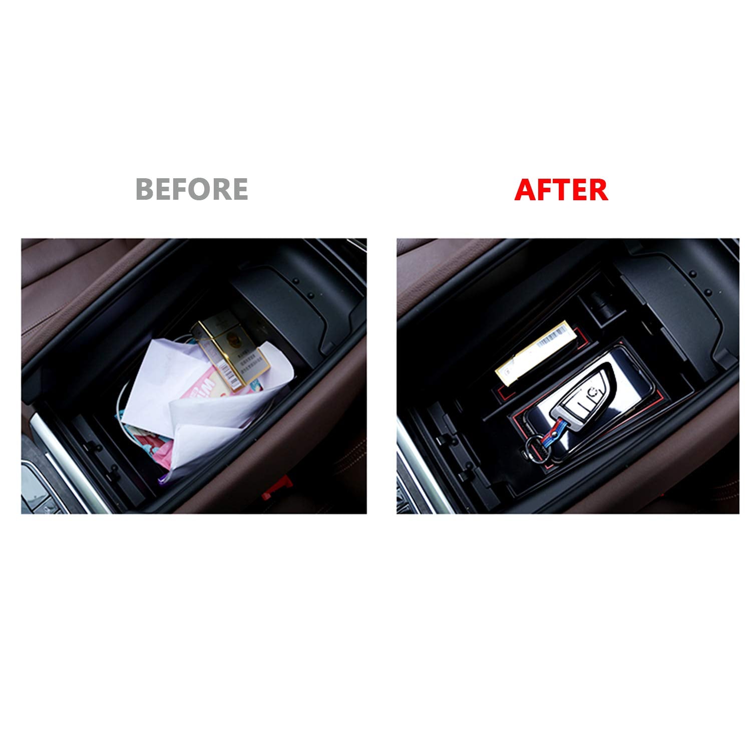 BMW X5 G05 X6 G06 X7 G07 Center Armrest Storage Tray 2019+ - LFOTPP Car Accessories