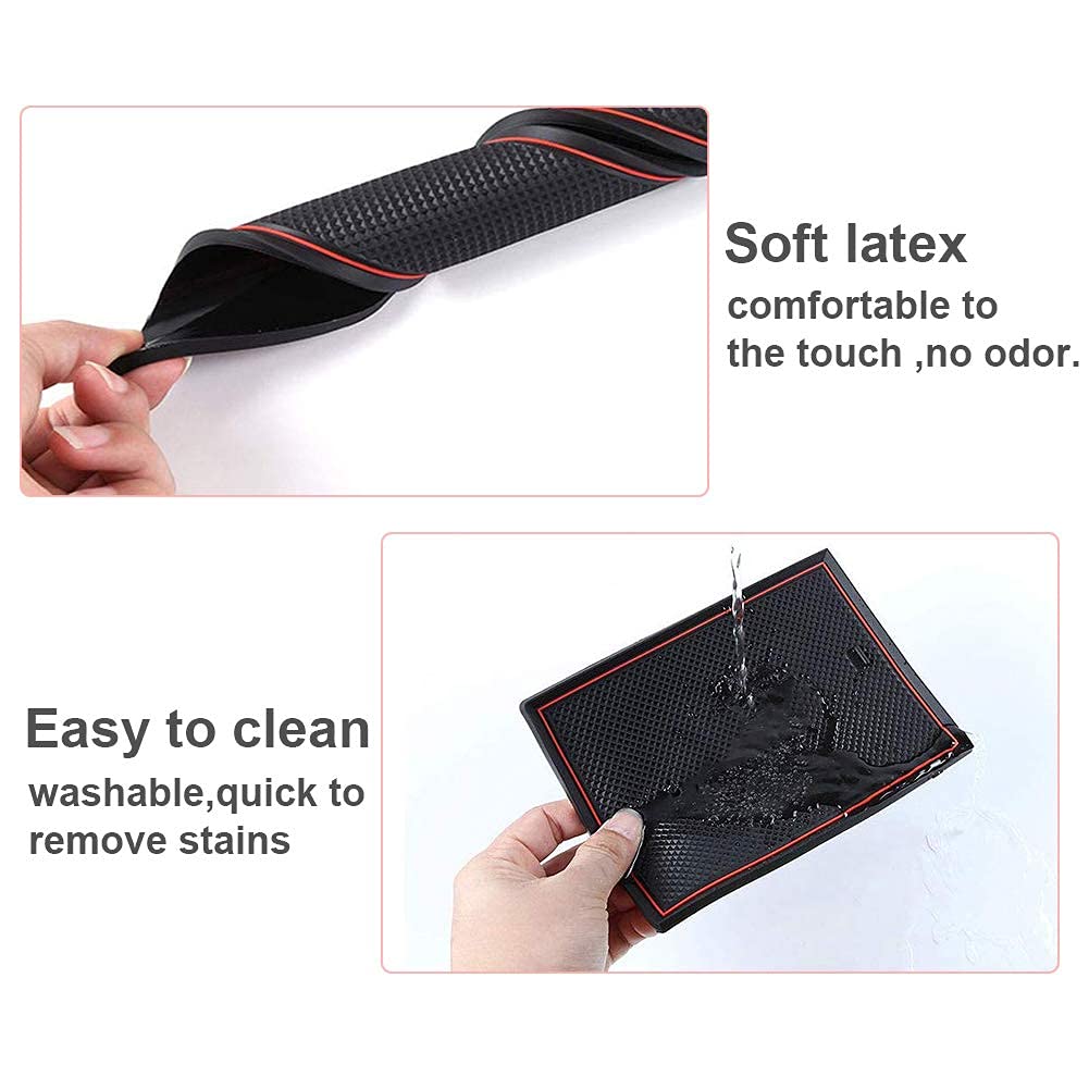 For Renault Clio 4 Door Slot Mats 2013-2019