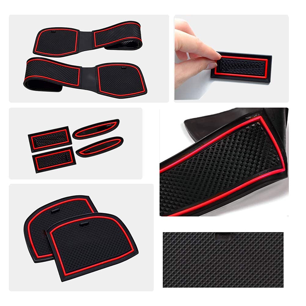 For Renault Clio 4 Door Slot Mats 2013-2019