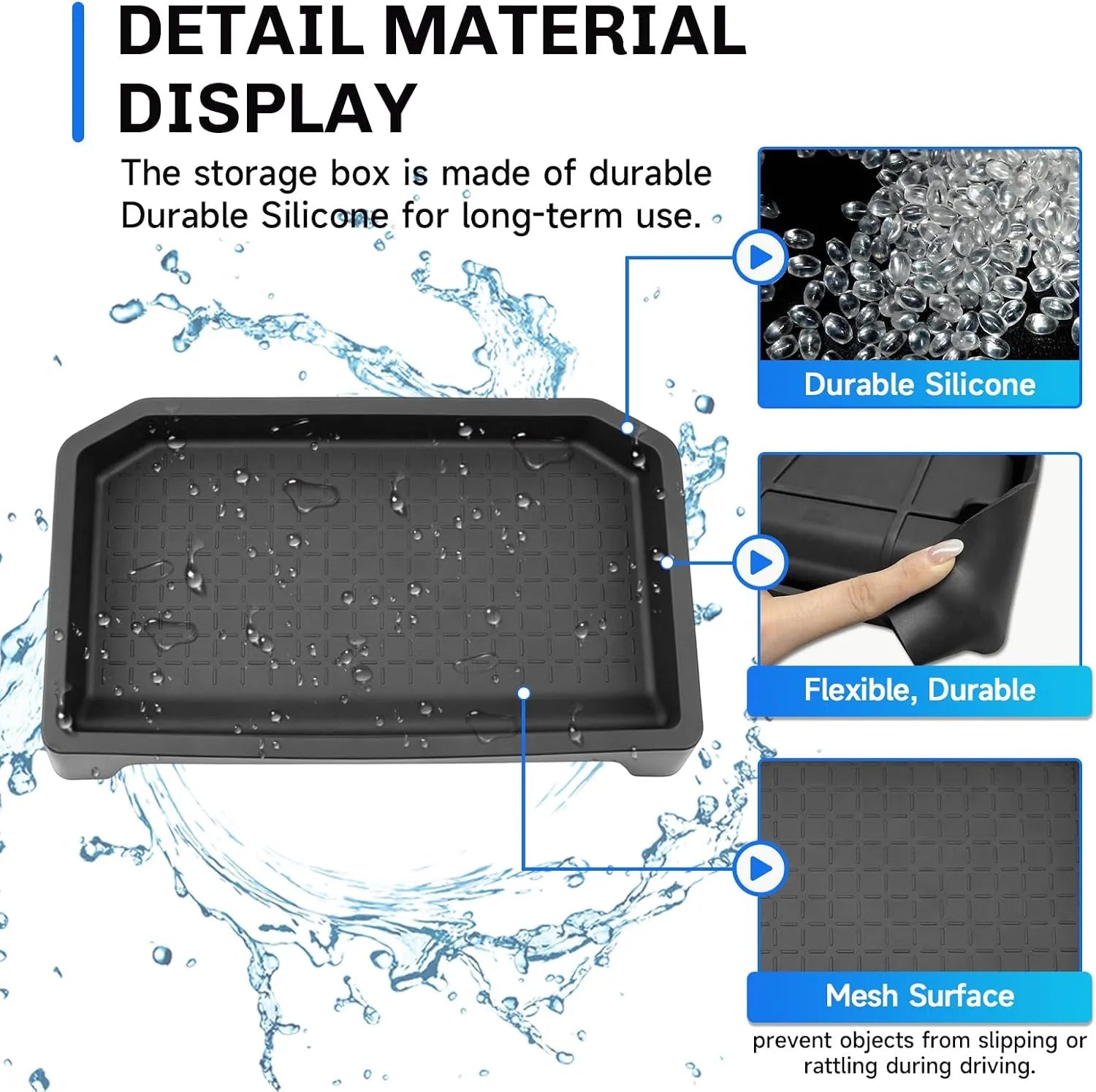 For Toyota RAV4 Dashboard Screen Back Organizer 2026+