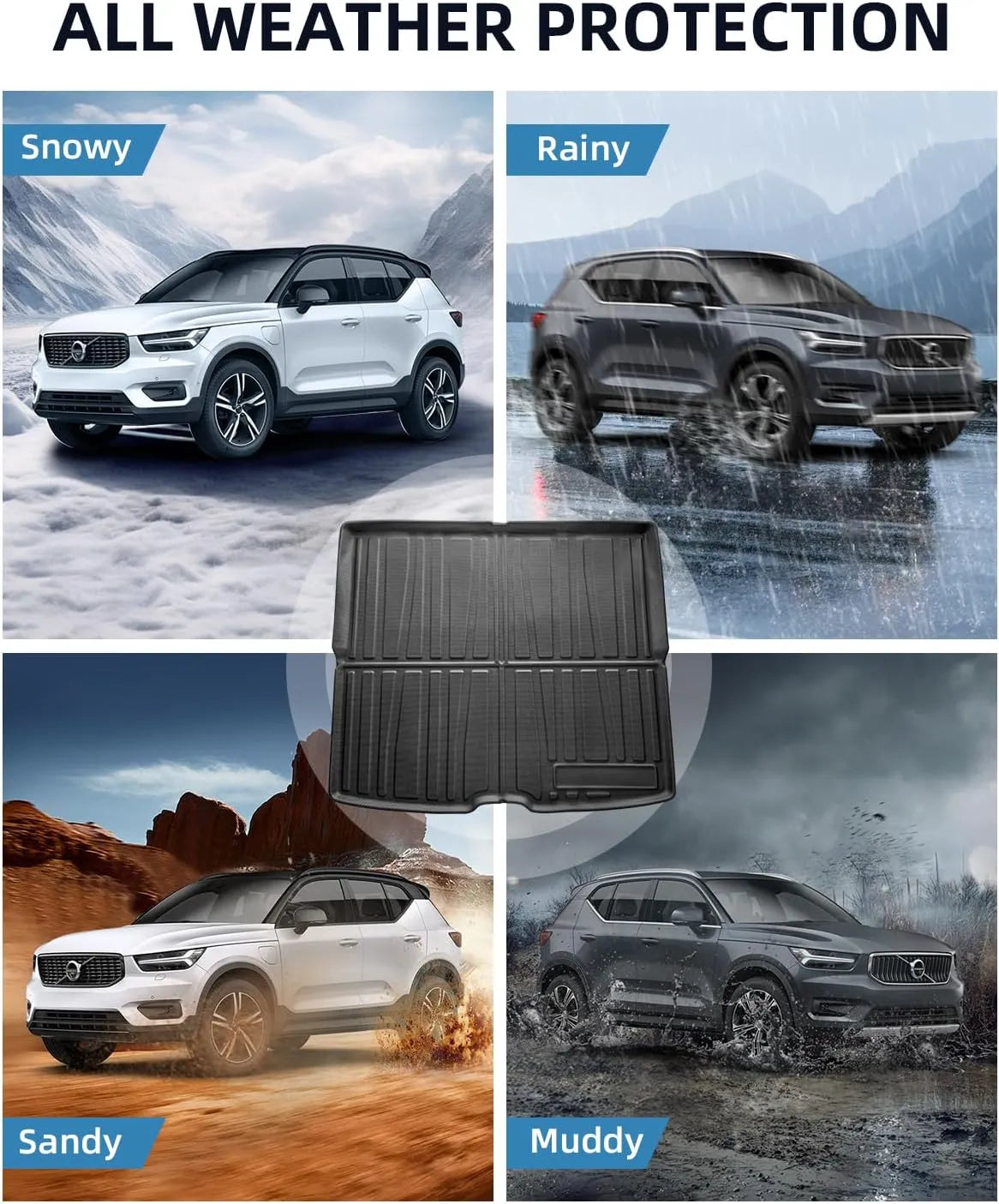For Volvo Trunk Mats 2015+