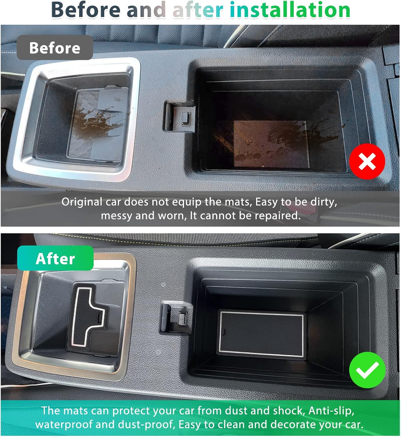 For Renault Megane E-Tech Non-Slip Door Slot Mats 2021+