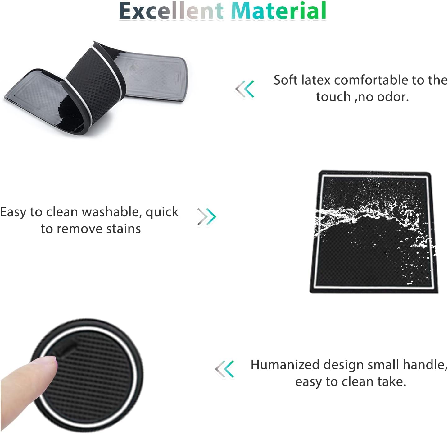 For Renault Megane E-Tech Non-Slip Door Slot Mats 2021+