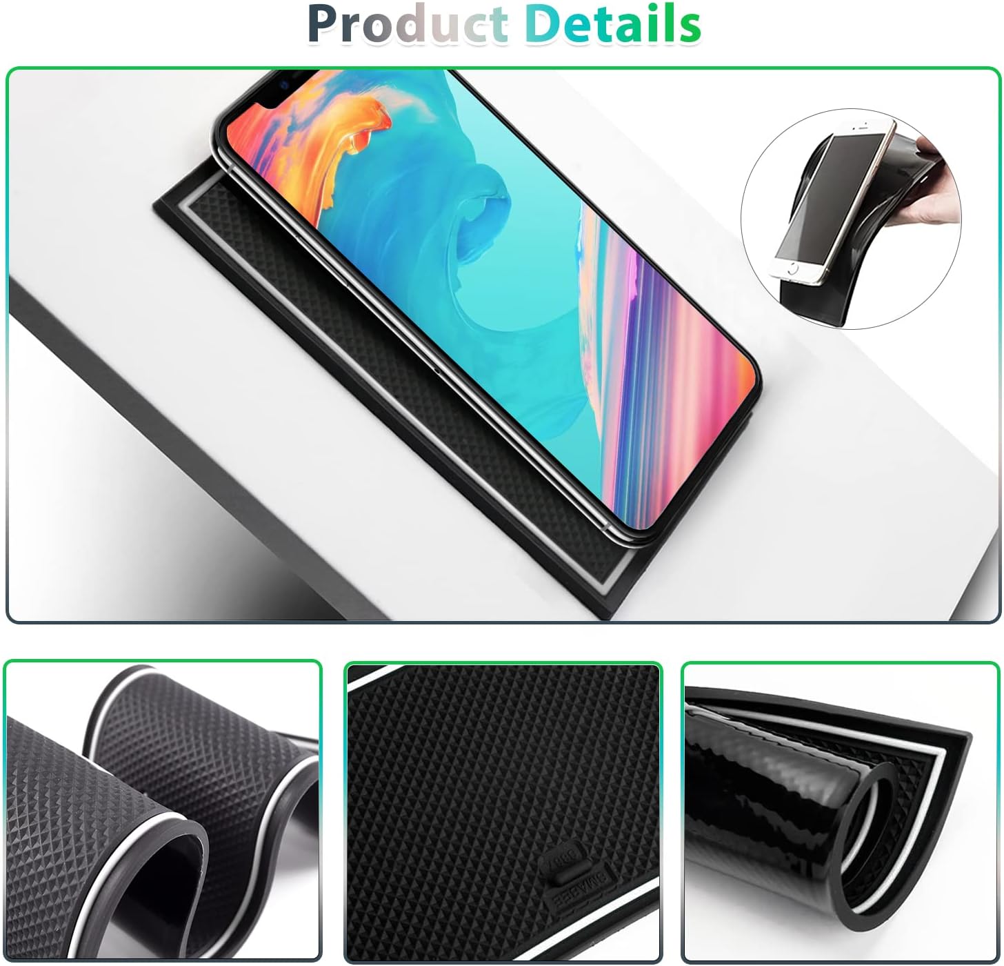 For Renault Megane E-Tech Non-Slip Door Slot Mats 2021+