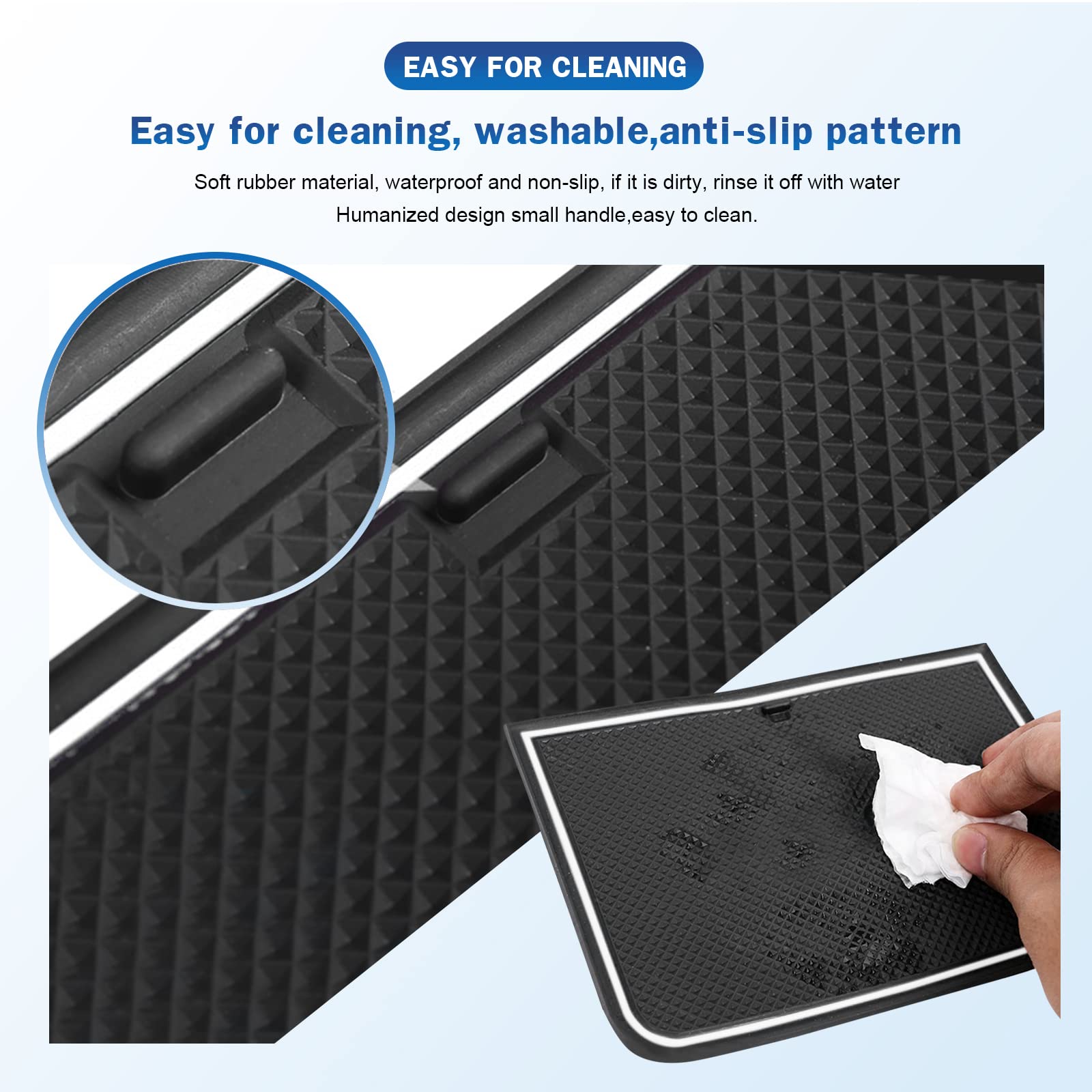 VW Tiguan Allspace Door Slot Mats 2018+ - LFOTPP Car Accessories
