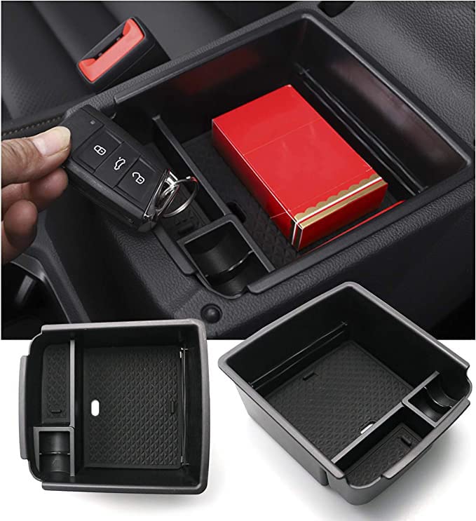 VW Tiguan 2 MK2 Centre Console Organizer Tray 2017+ - LFOTPP Car Accessories
