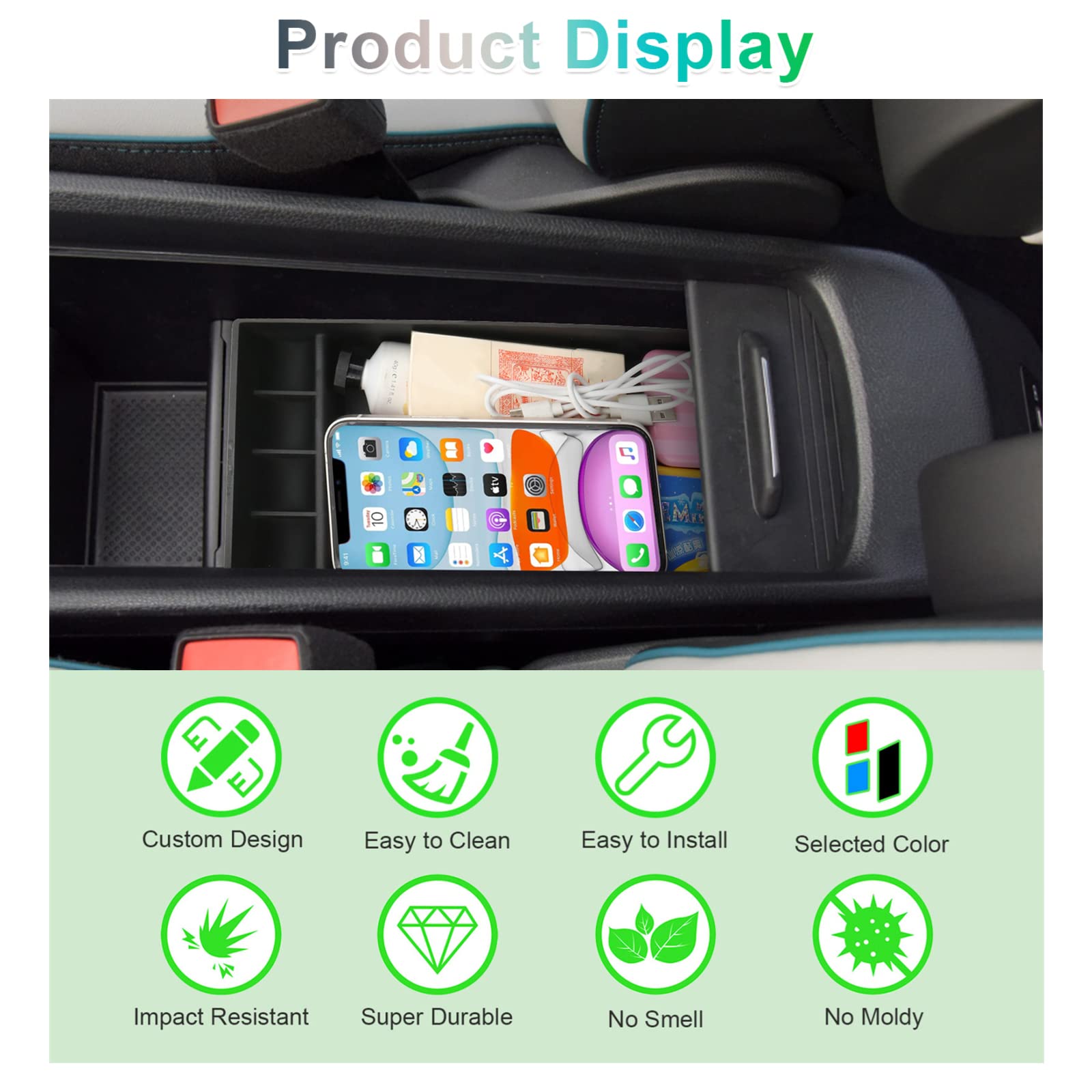 VW ID.3 Center Armrest Storage Tray 2020+ - LFOTPP Car Accessories