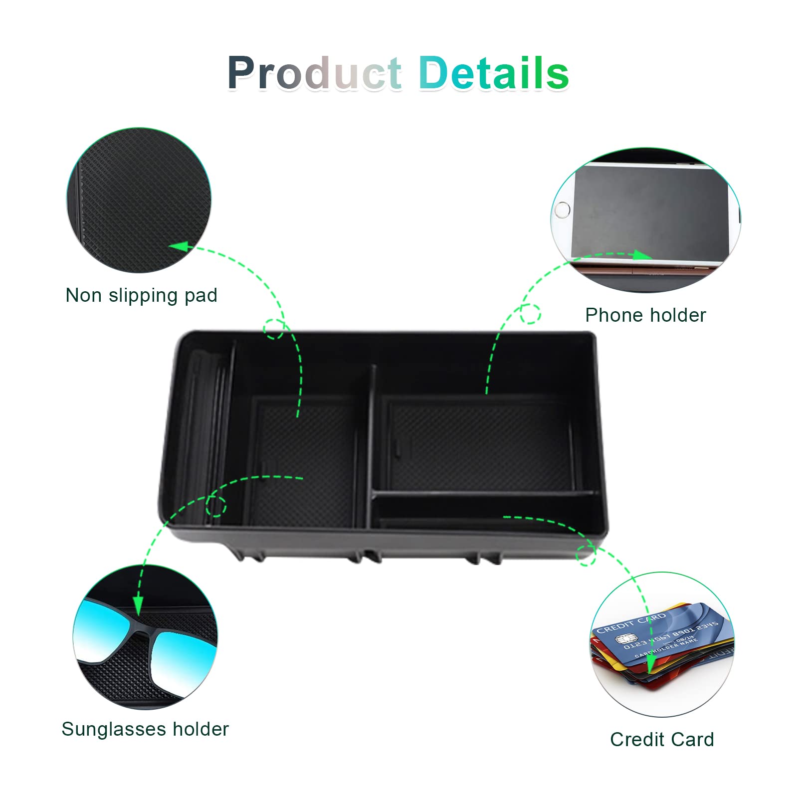 VW ID.3 Center Armrest Storage Tray 2020+ - LFOTPP Car Accessories