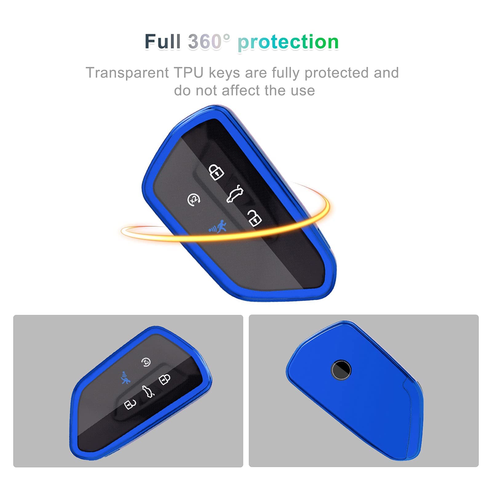 VW Golf 8 TPU Silica Key Case 2020+ - LFOTPP Car Accessories