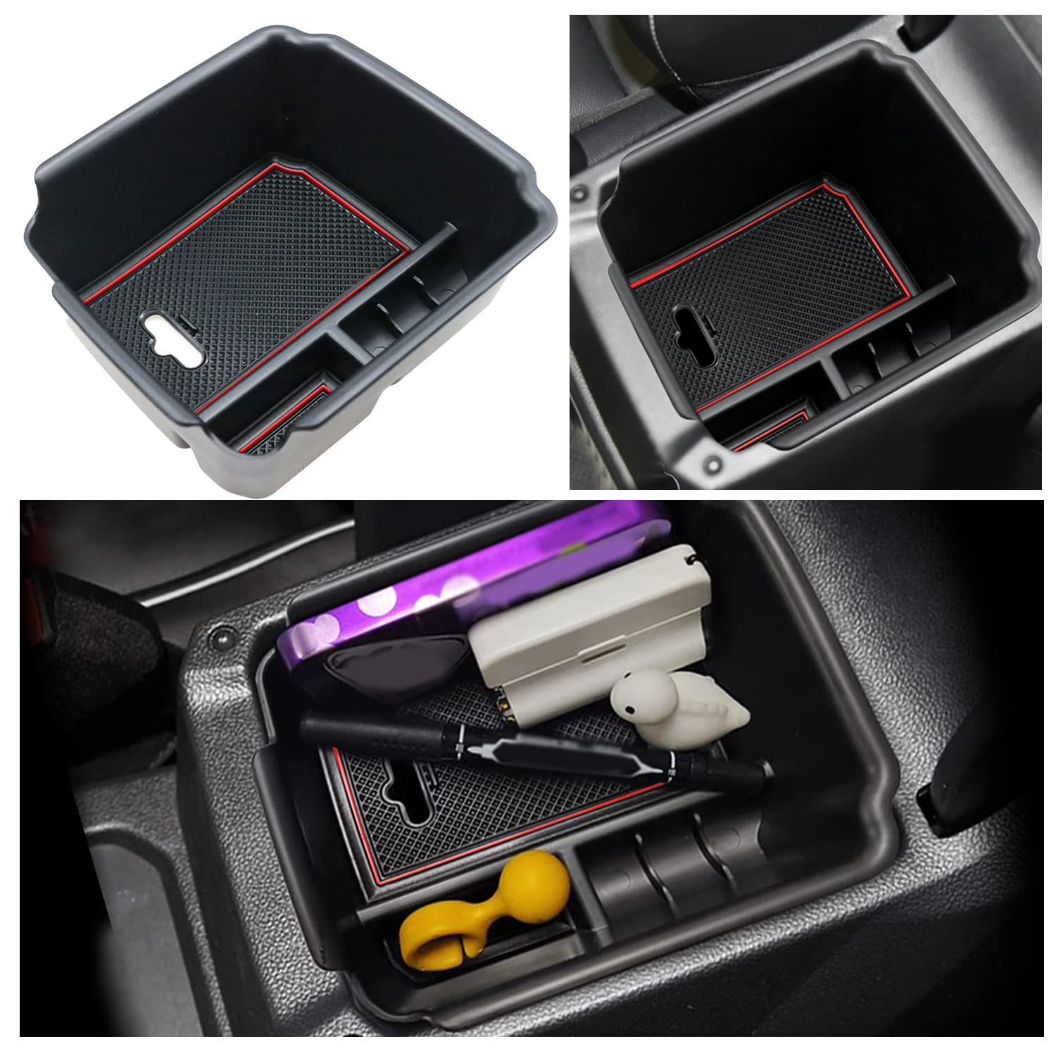 VW Tiguan Allspace Center Armrest Storage Tray 2018+ - LFOTPP Car Accessories