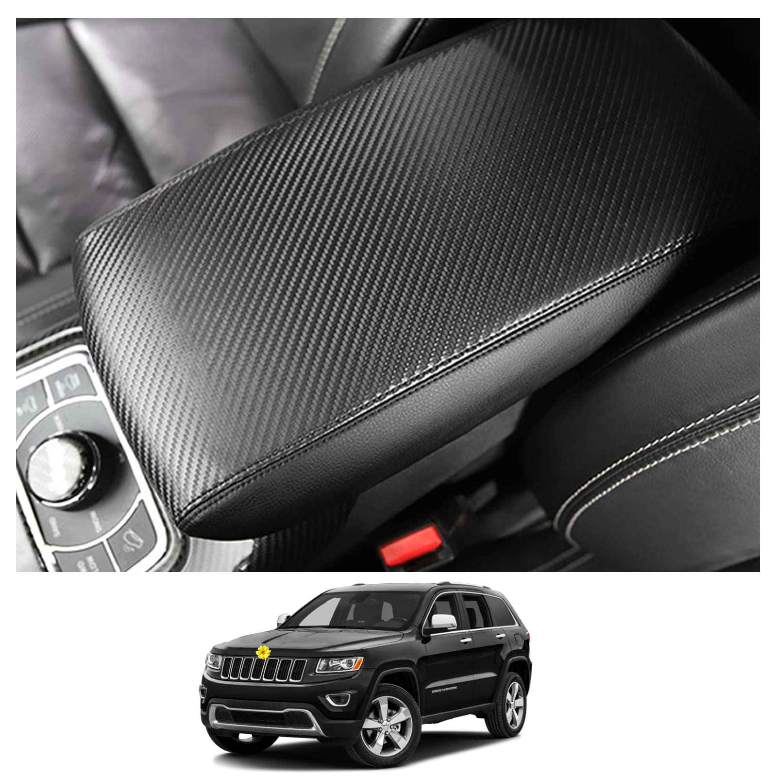 Jeep Grand Cherokee Armrest Cover 2011+ - LFOTPP Car Accessories