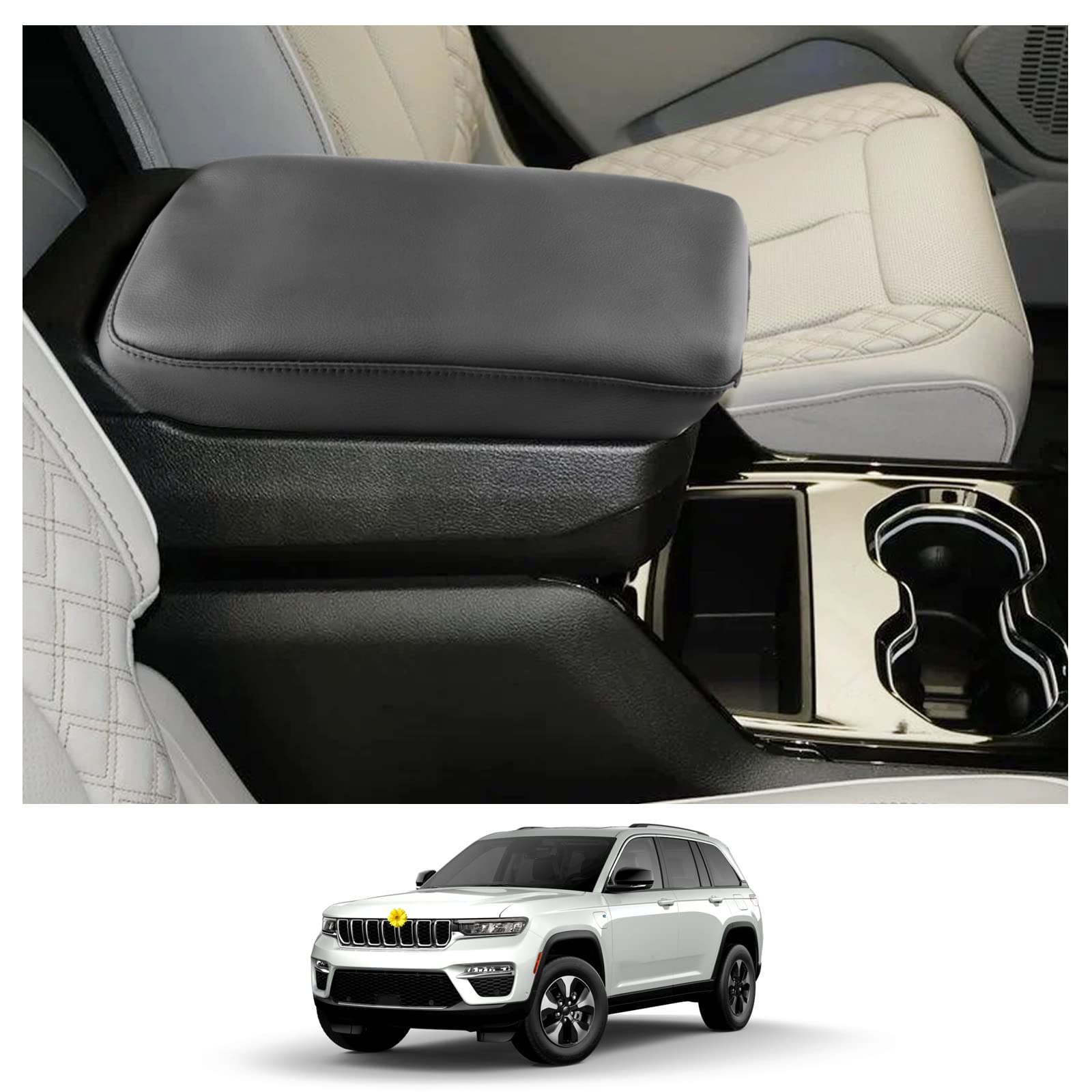 Jeep Grand Cherokee Armrest Cover 2011+ - LFOTPP Car Accessories