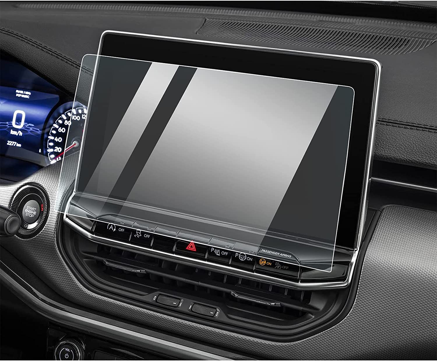 For Jeep Compass Suit of Storage Box And Screen Protector