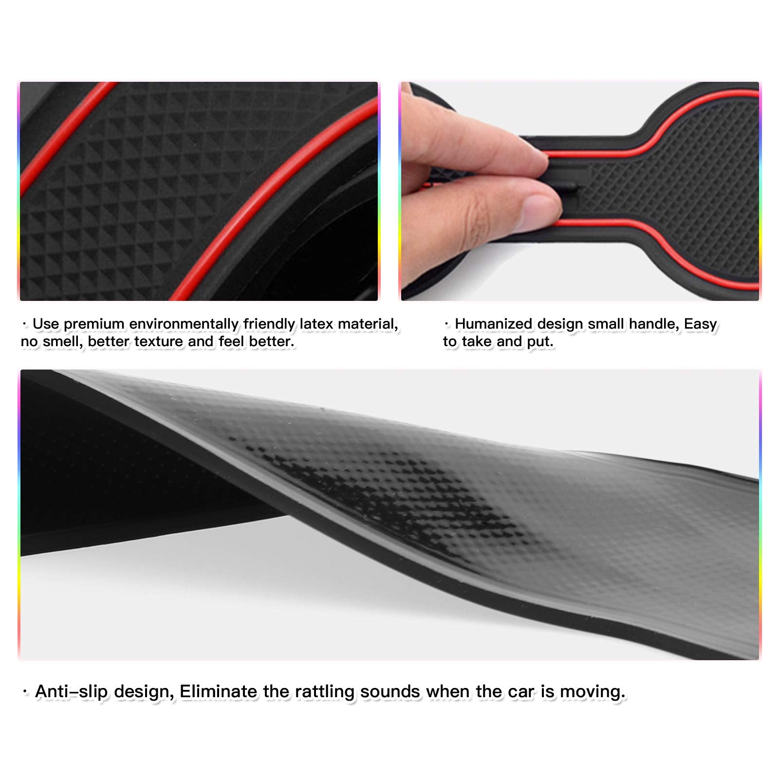 Jeep Renegade Door Slot Mats Liner 2015+ - LFOTPP Car Accessories