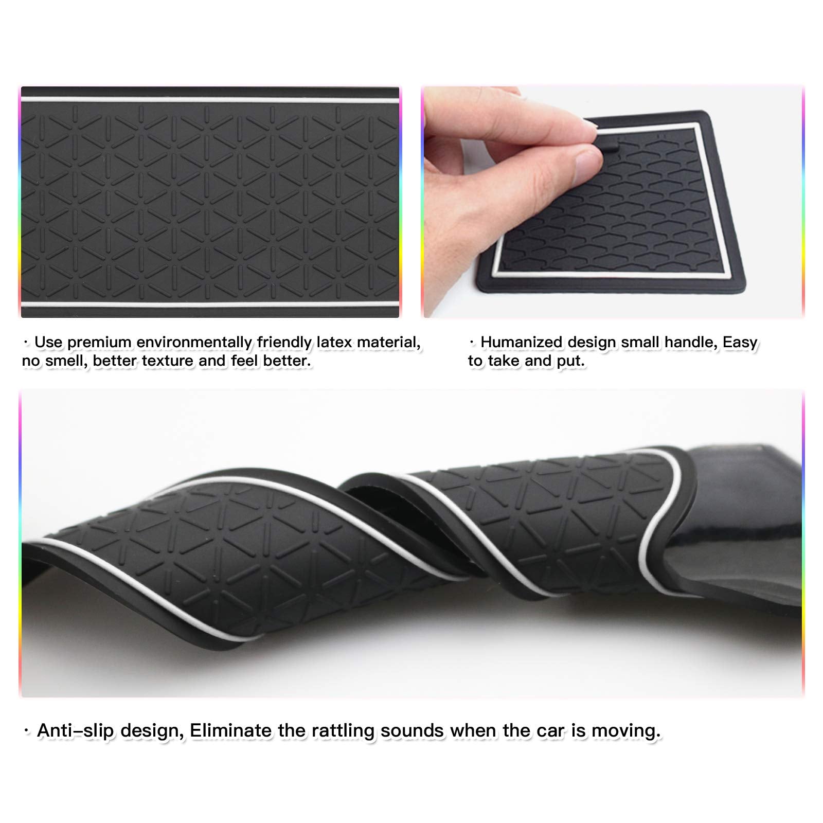 Jeep Renegade Door Slot Mats Liner 2015+ - LFOTPP Car Accessories
