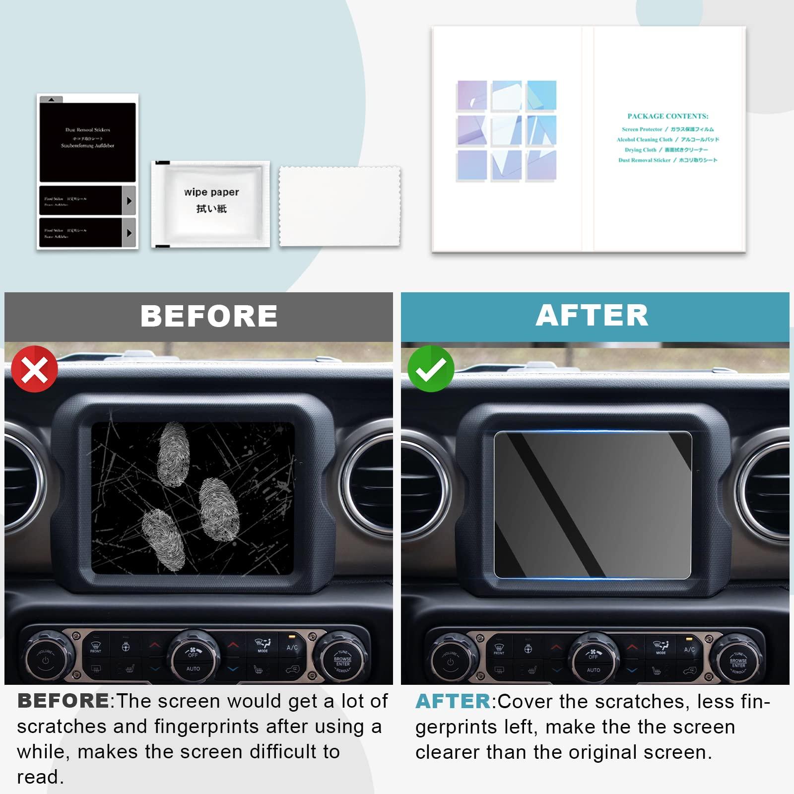 Jeep Wrangler JL 8.4” Screen Protector 2023+ - LFOTPP Car Accessories