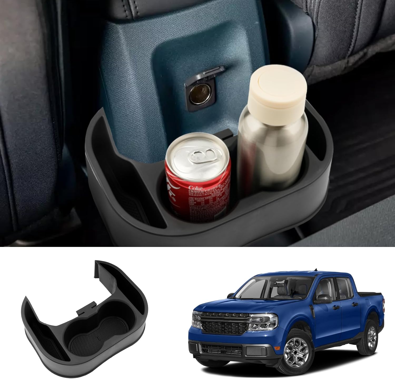 Ford Maverick Cup Holder Expander Organizer 2021+