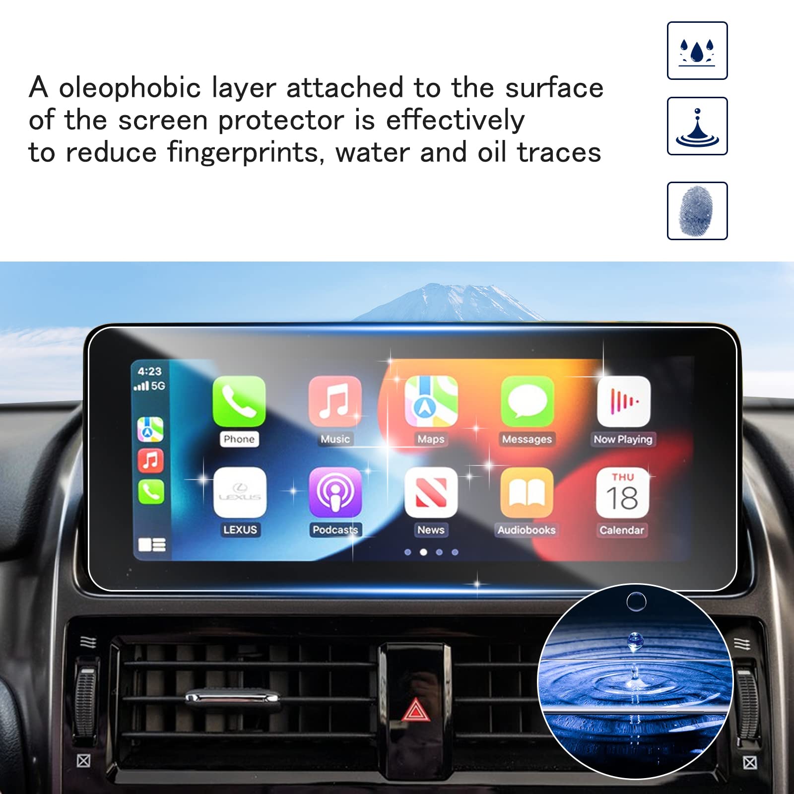 Lexus GX 460 Screen Protector 2022+ - LFOTPP Car Accessories