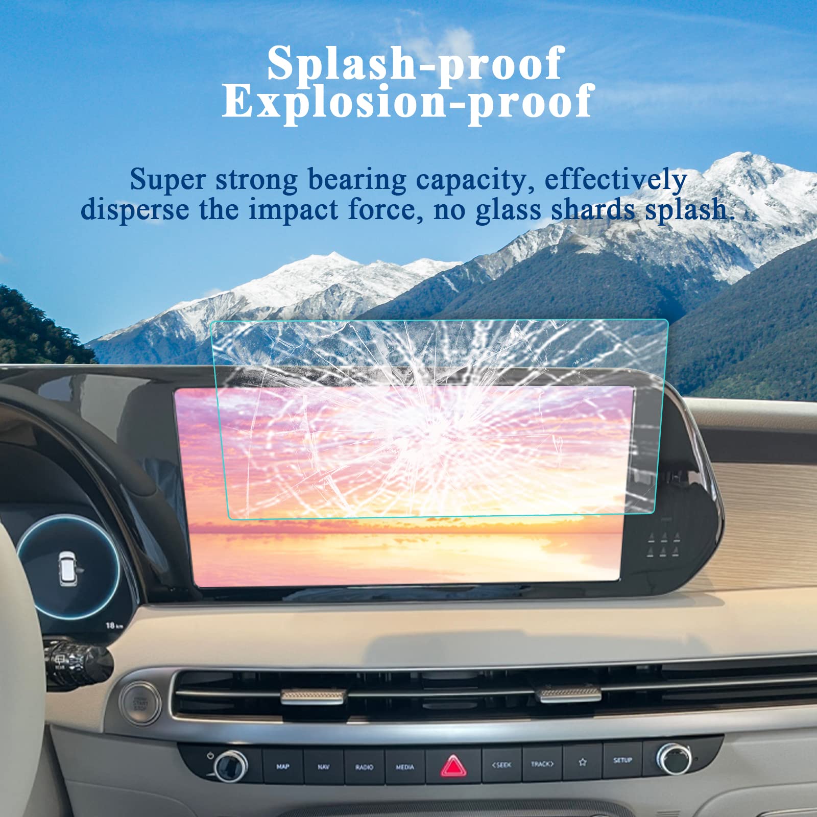 Hyundai Palisade Nano Screen Protector 2020+ - LFOTPP Car Accessories